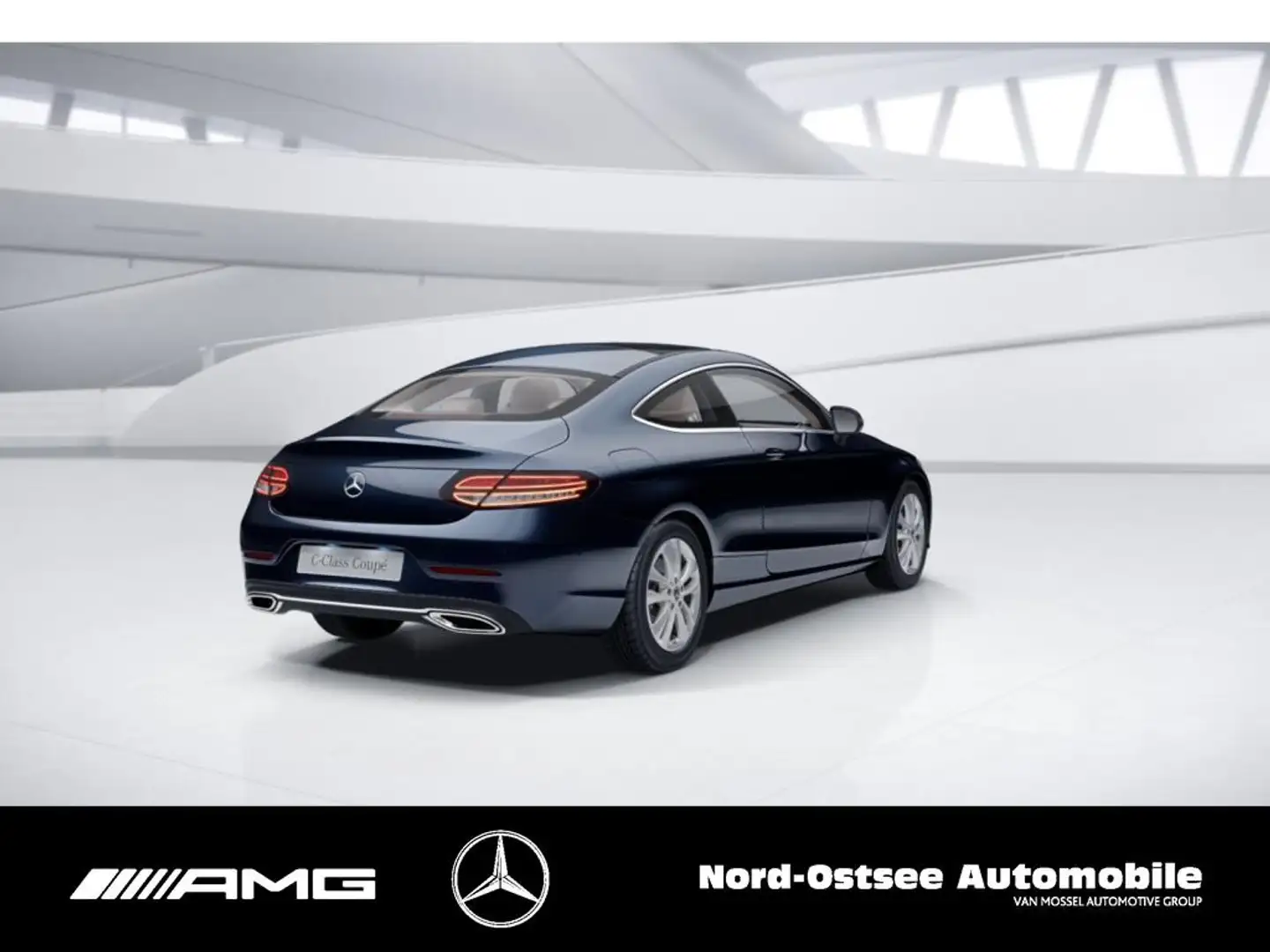 Mercedes-Benz C 200 Coupé PANO LED NAVI KAMERA TEMPOMAT Azul - 2