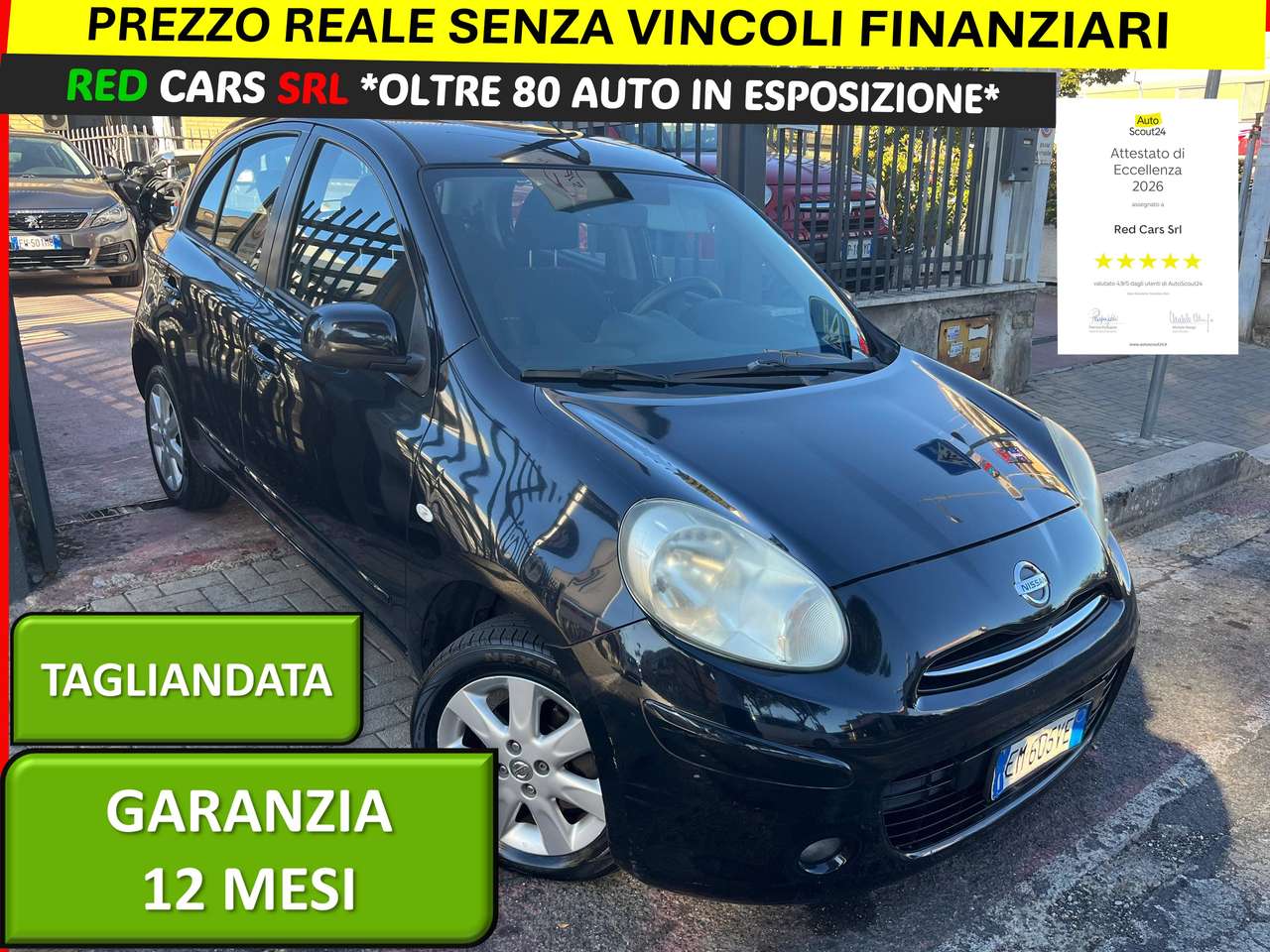 Nissan Micra 1.2 80 CV *PREZZO VERO* GARANZIA 12 MESI