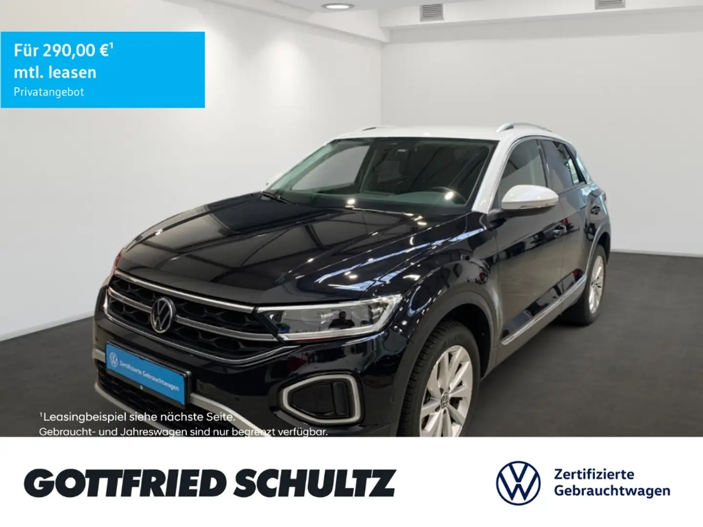Volkswagen T-Roc STYLE TSI DSG NAVI SITZHEIZUNG EINPARKHILFE KAMERA Schwarz - 1