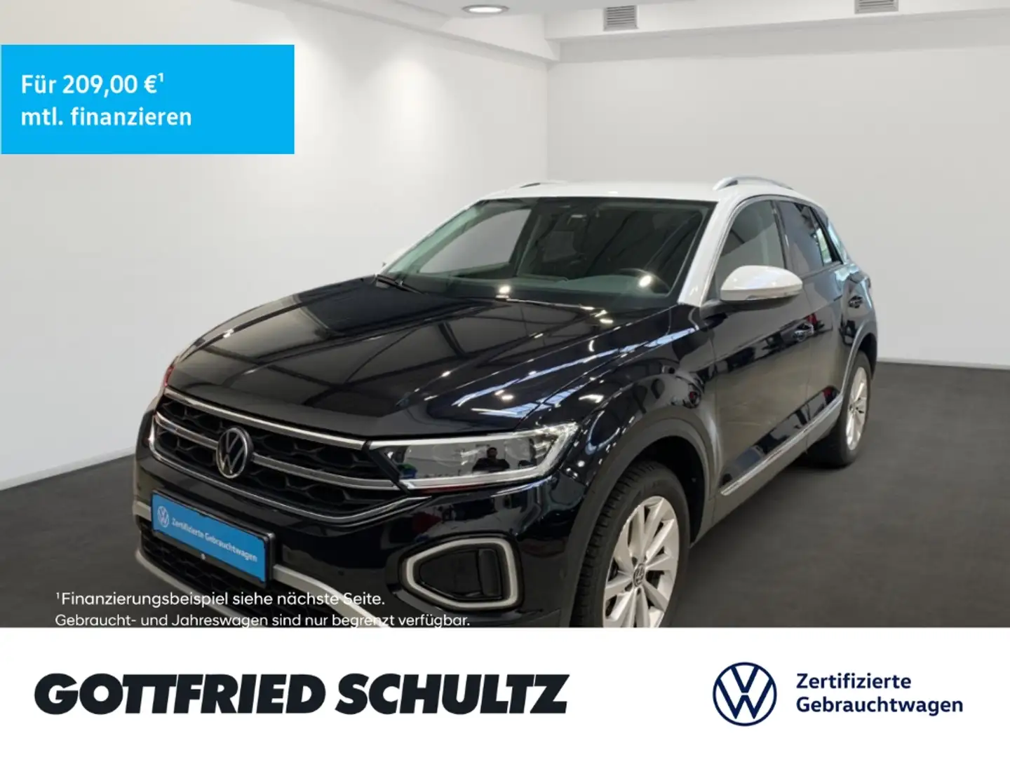 Volkswagen T-Roc STYLE TSI DSG NAVI SITZHEIZUNG EINPARKHILFE KAMERA Schwarz - 1