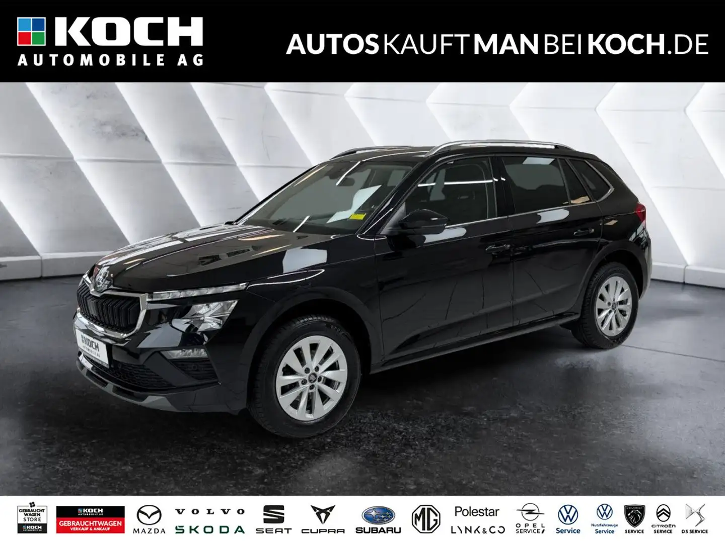 Skoda Kamiq 1.0 TSI DSG Selection LED KAM SHZ LHZ ACC Noir - 1
