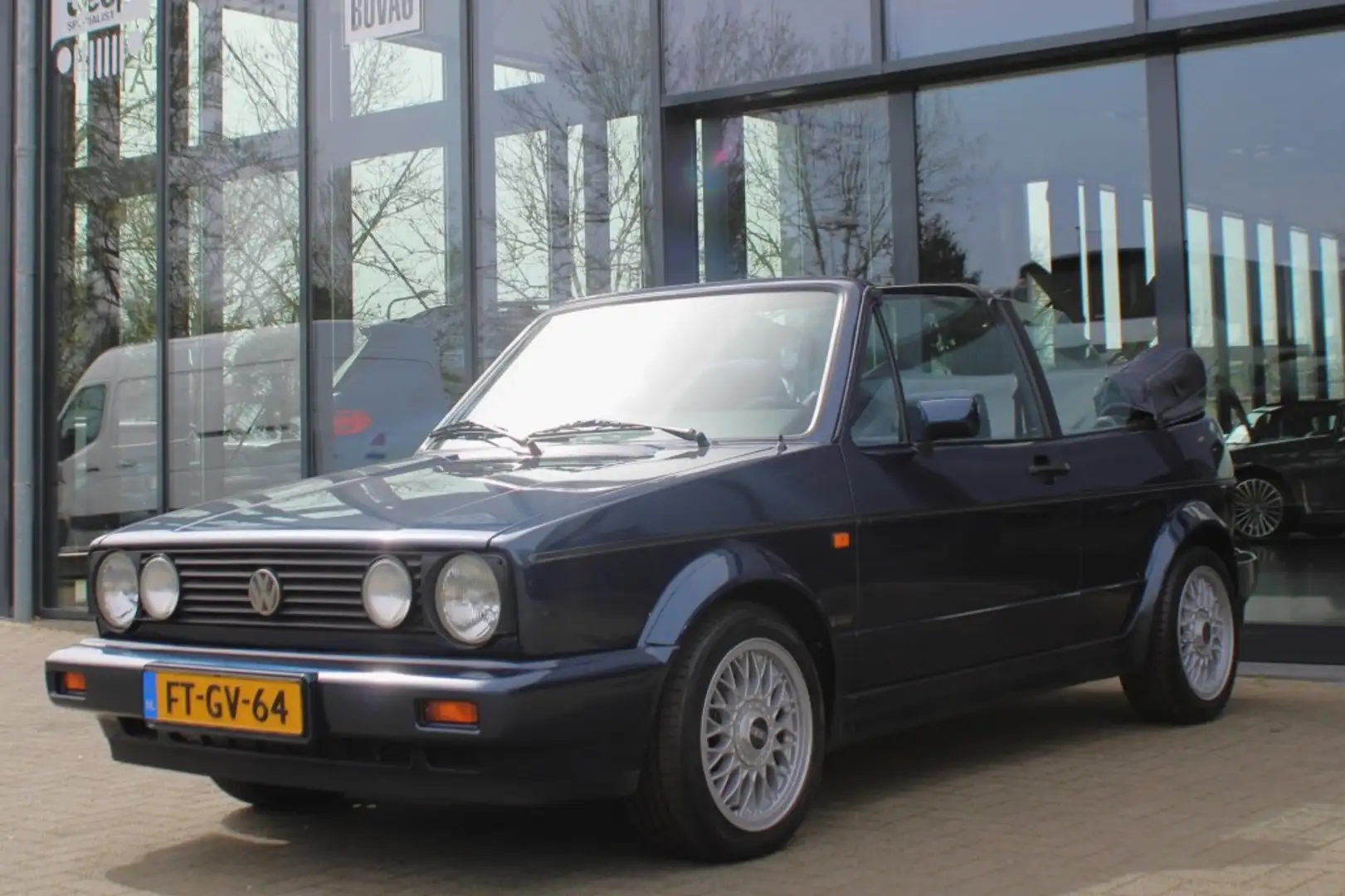 Volkswagen Golf Cabriolet 1.8 KARMANN Quartett / BBS / Nieuw Cabrio Dak Mavi - 1