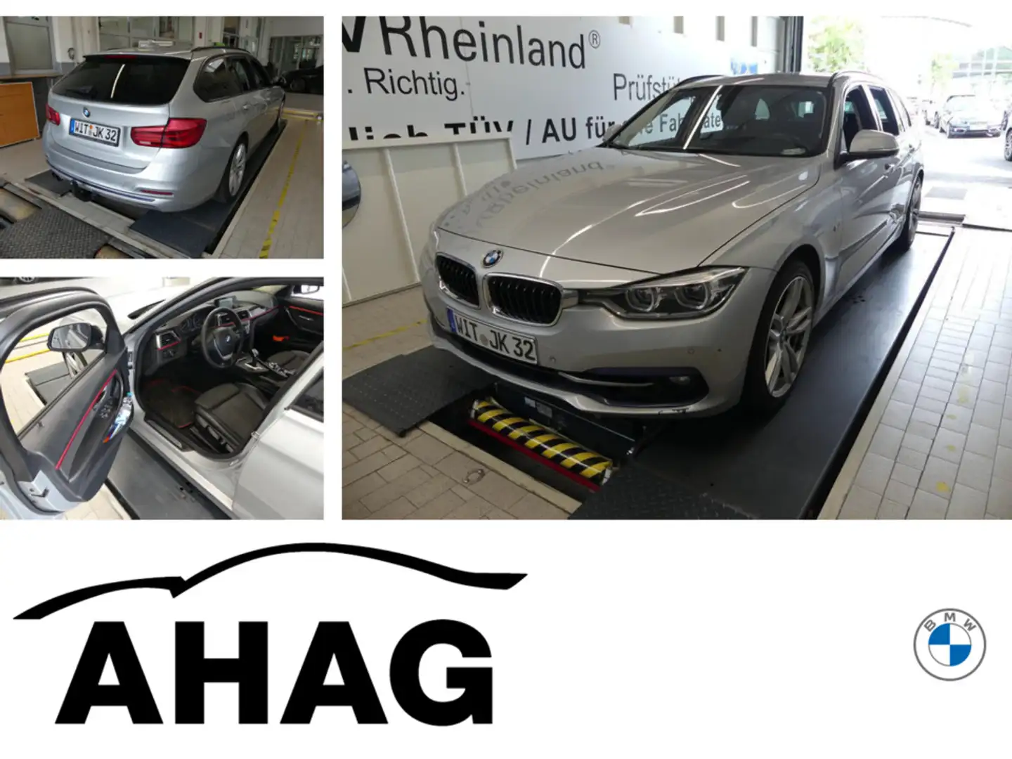 BMW 320 i Touring Sport Line Sport Aut. Navi Business Silber - 1