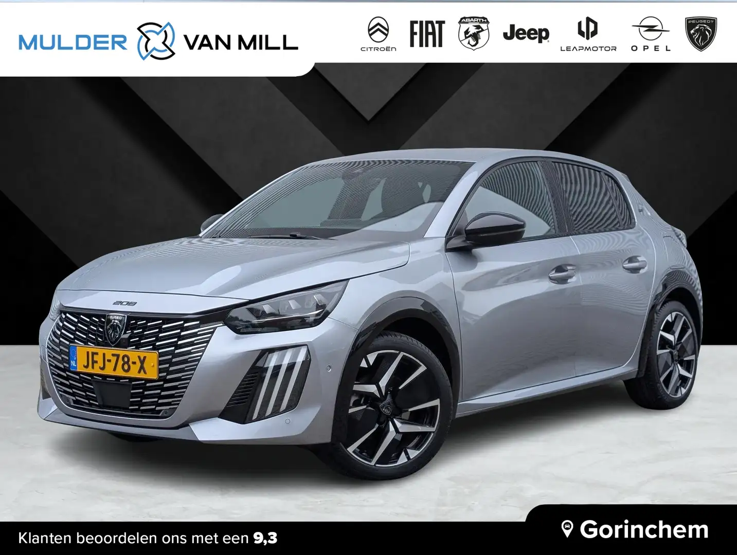 Peugeot 208 GT 1.2 Turbo 100pk | DRAADLOOS APPLE CARPLAY / AND Gris - 1