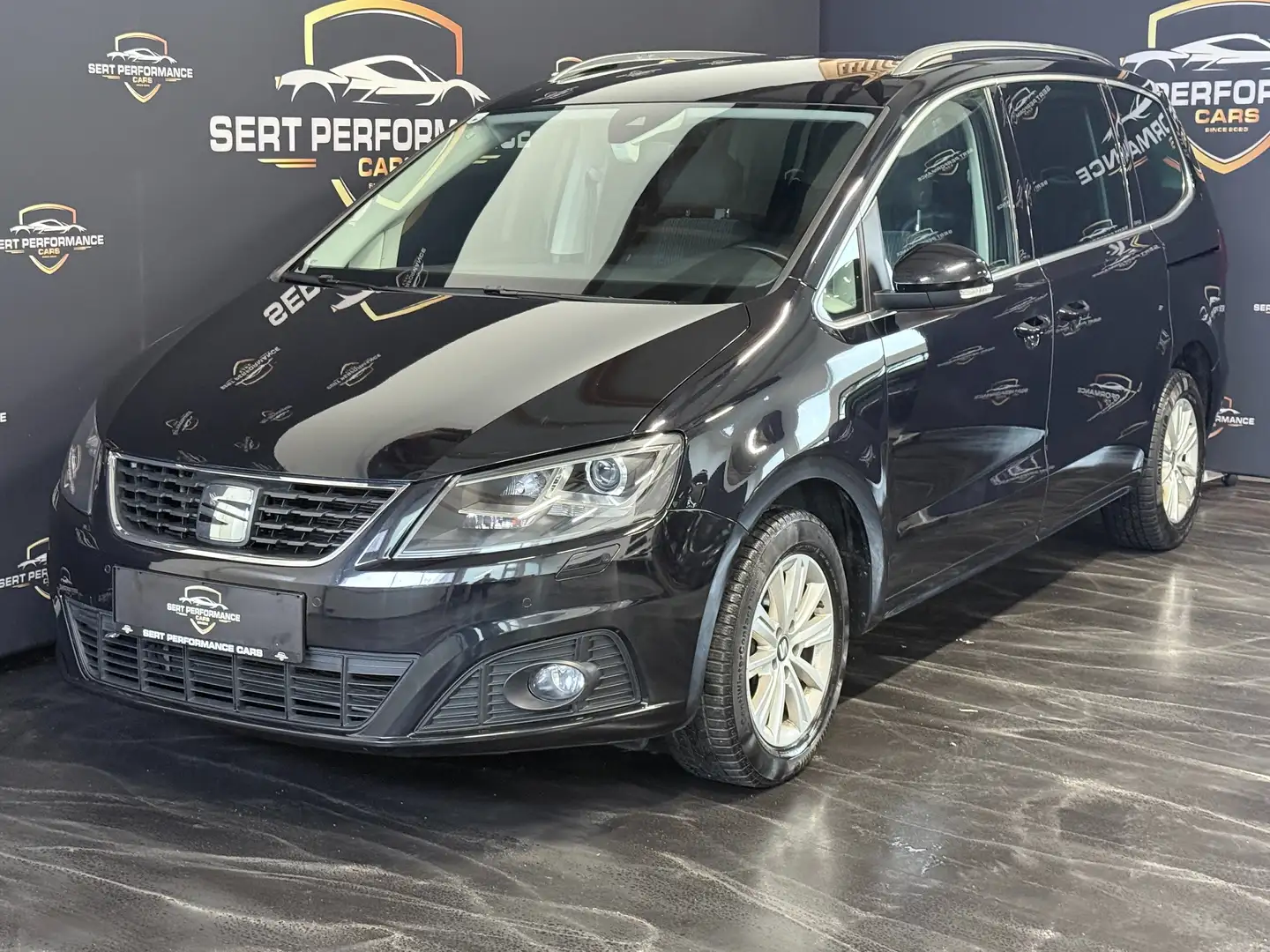 SEAT Alhambra Executive 2.0 TDI DSG ** 7-Sitz ** Schwarz - 1