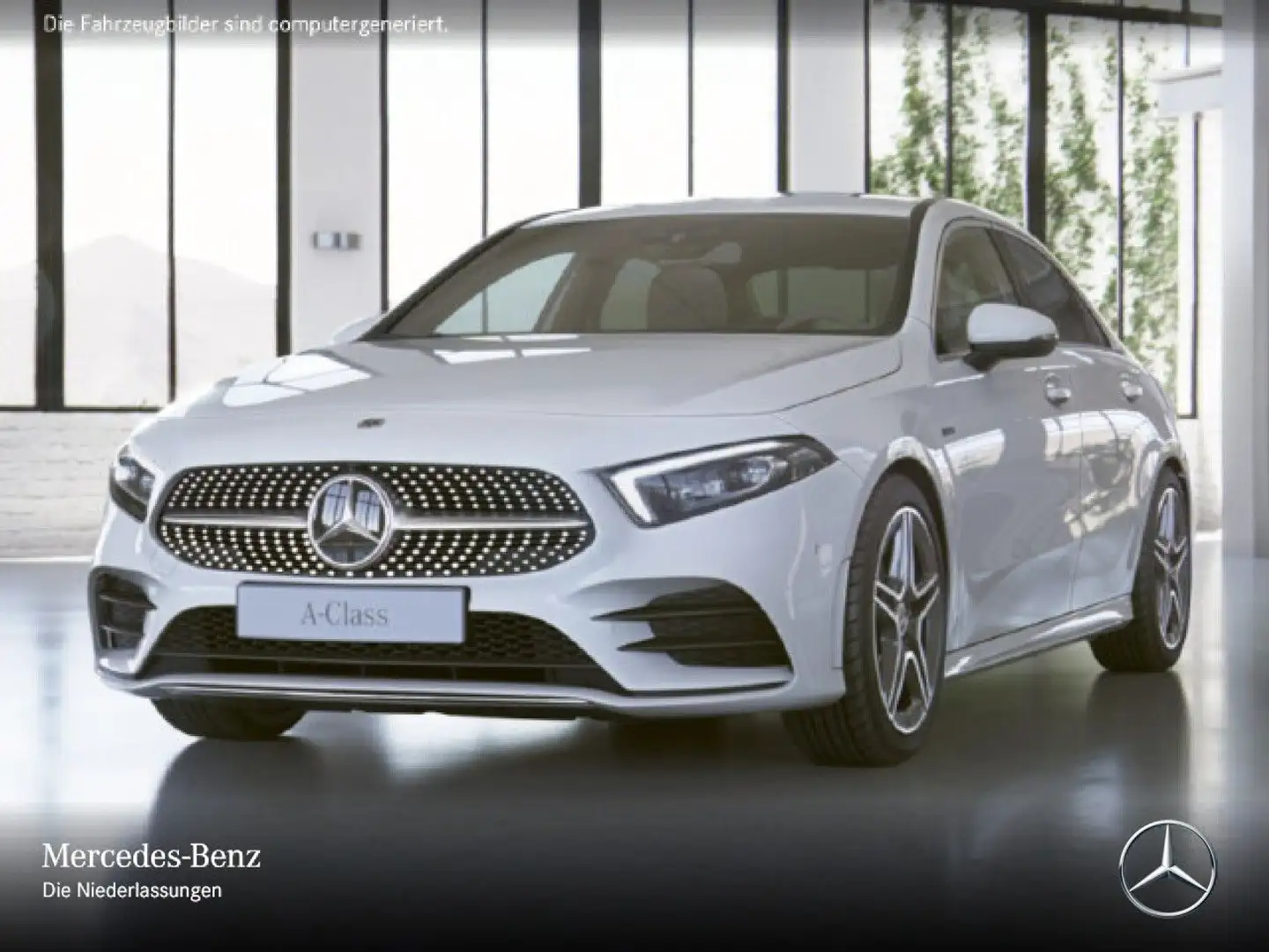 Mercedes-Benz A 250 e Lim AMG+360°+MULTIBEAM+TOTW+8G Weiß - 2