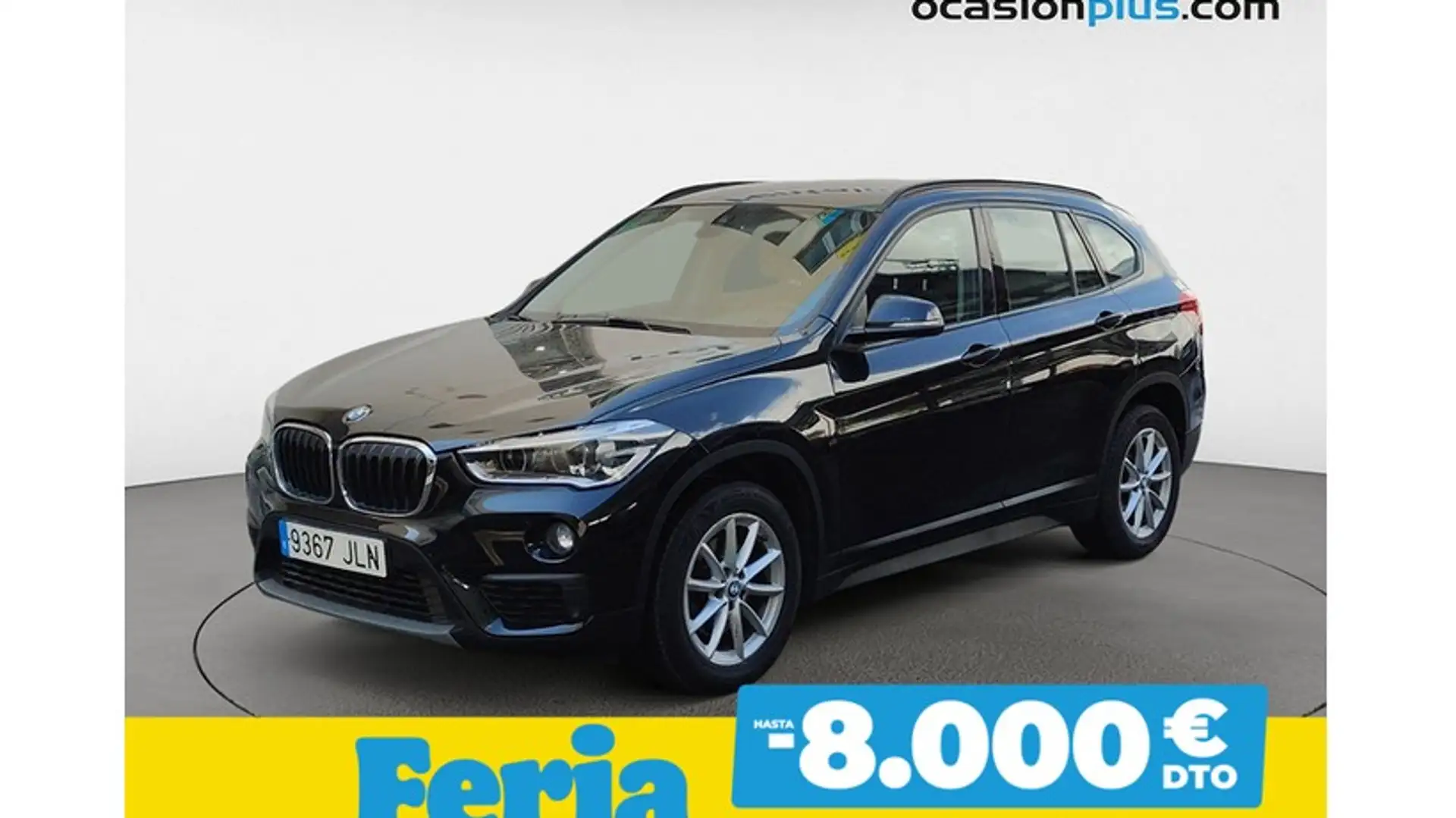 BMW X1 sDrive 18d Noir - 1