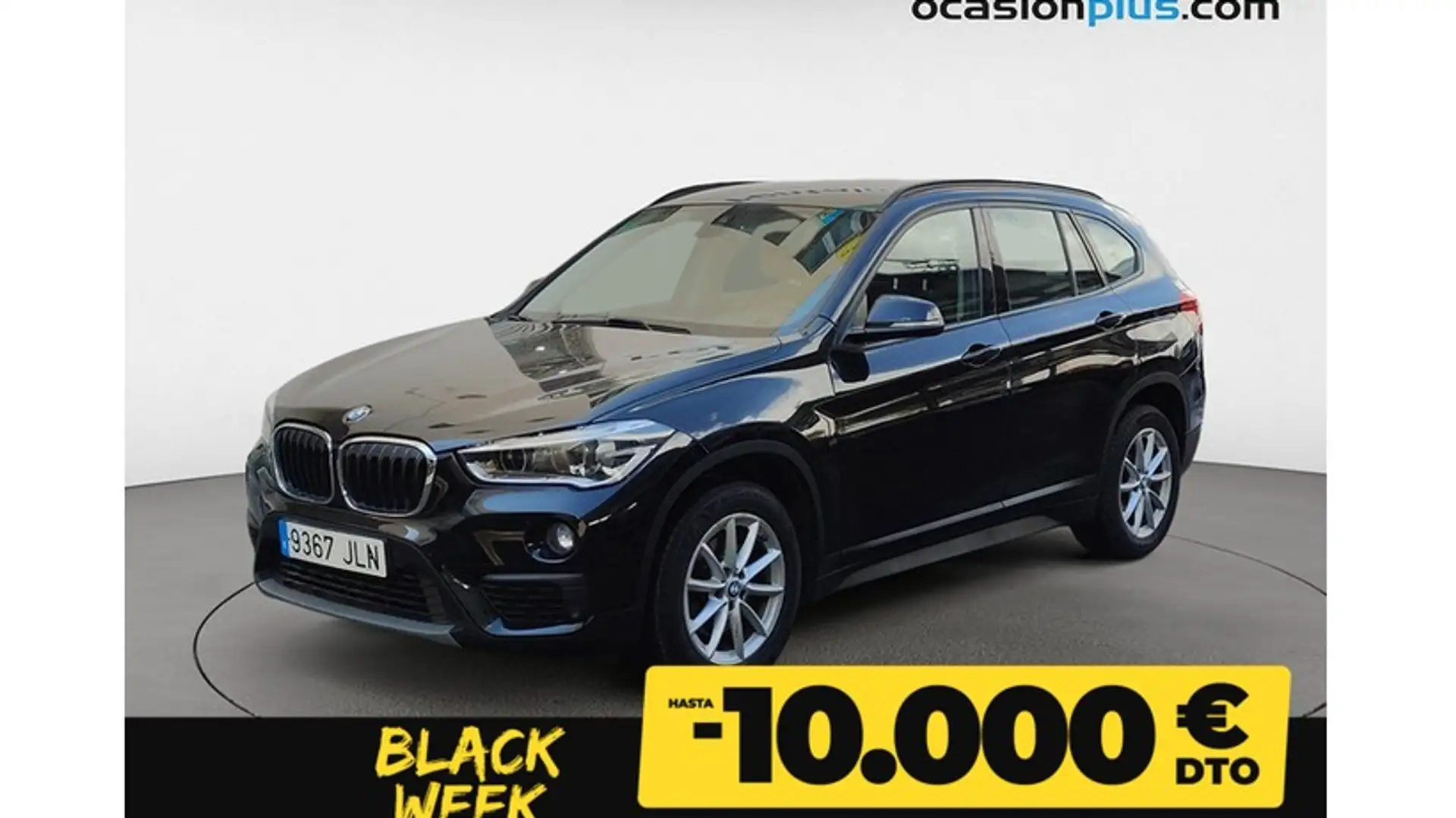 BMW X1 sDrive 18d Noir - 1