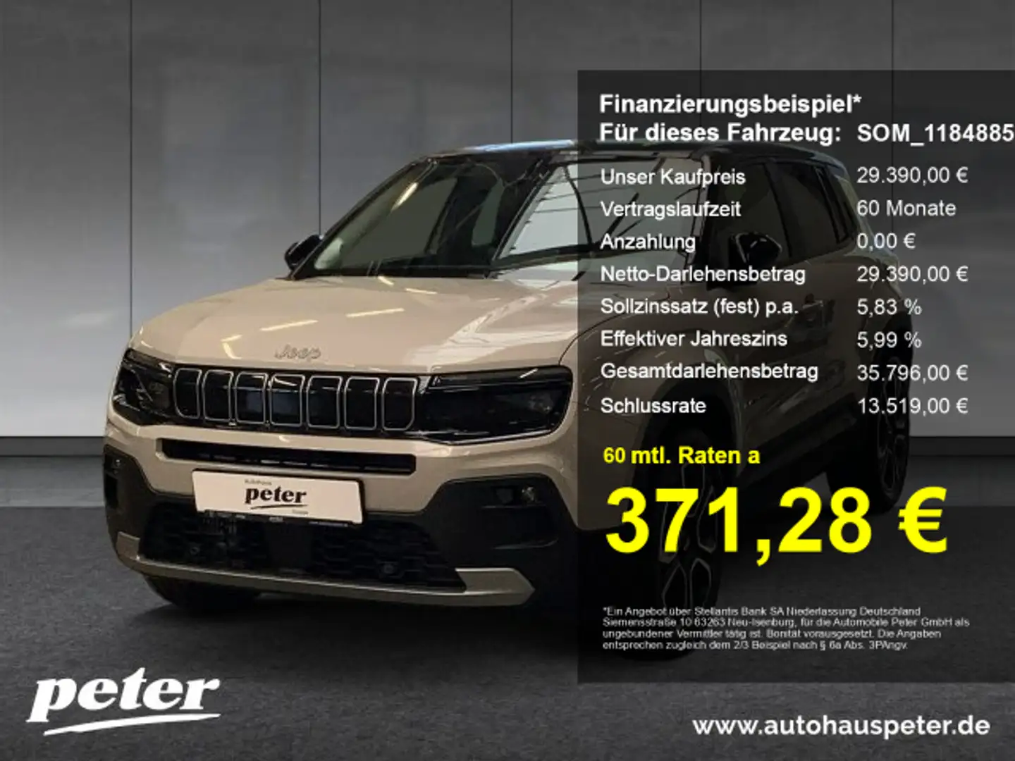 Jeep Avenger Avenger e-Hybrid MY25 Summit 1.2l T3 48V FWD 81kW Šedá - 1