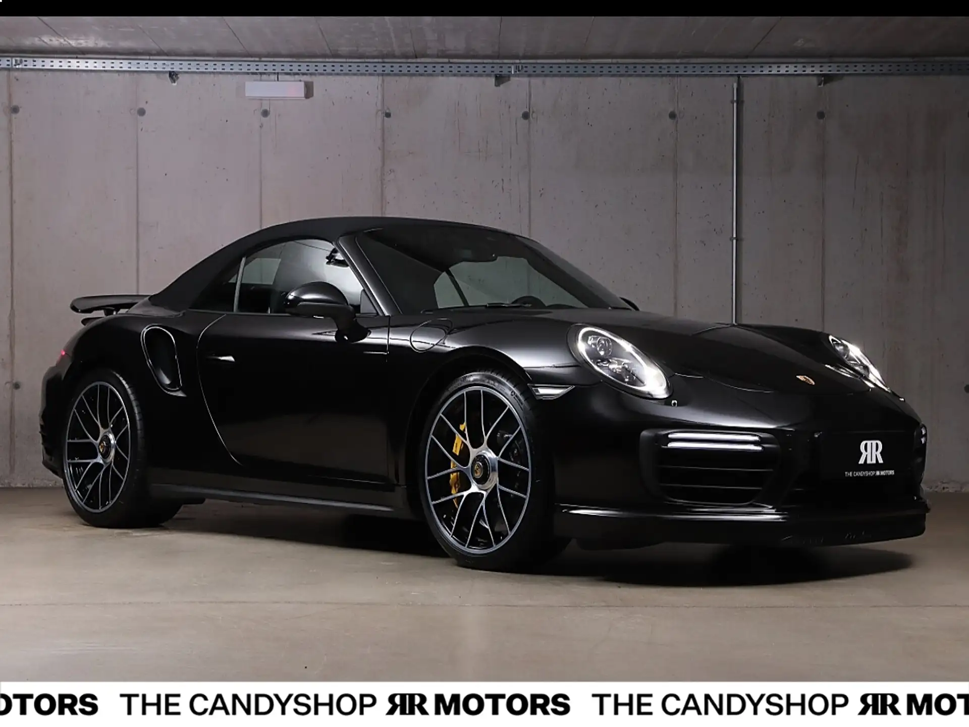 Porsche 911 911 Turbo S Cabriolet 2016 검정 사진 3