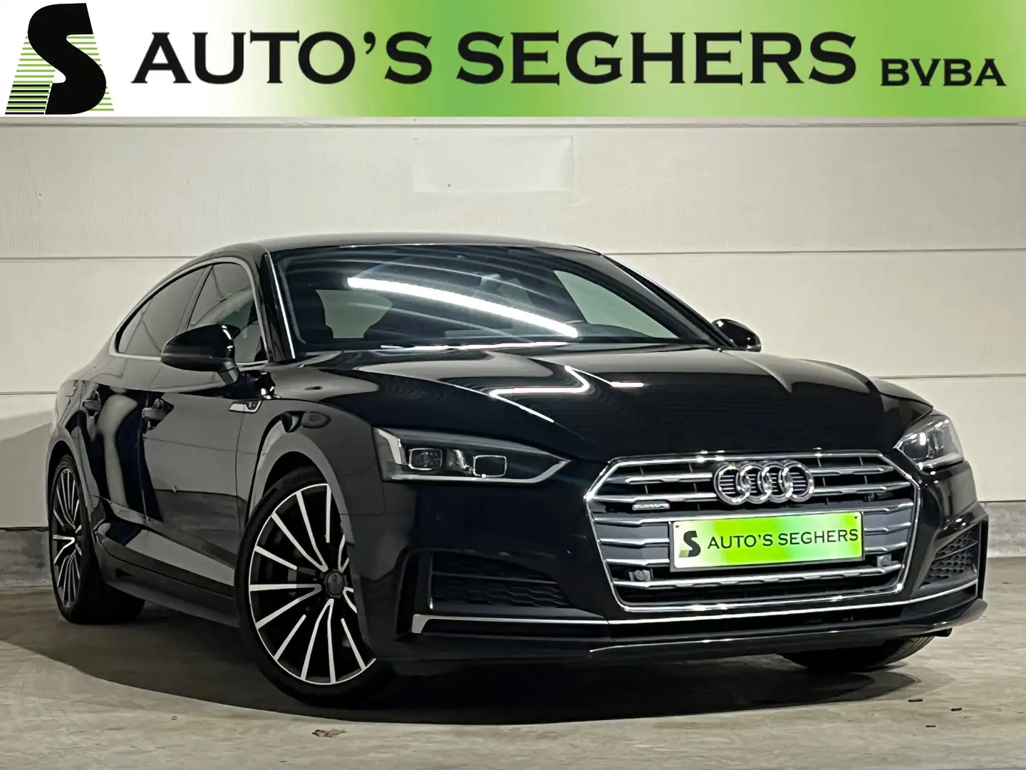 Audi A5 45 TFSI S-Line Quattro S tronic (EU6d-TEMP) Zwart - 1