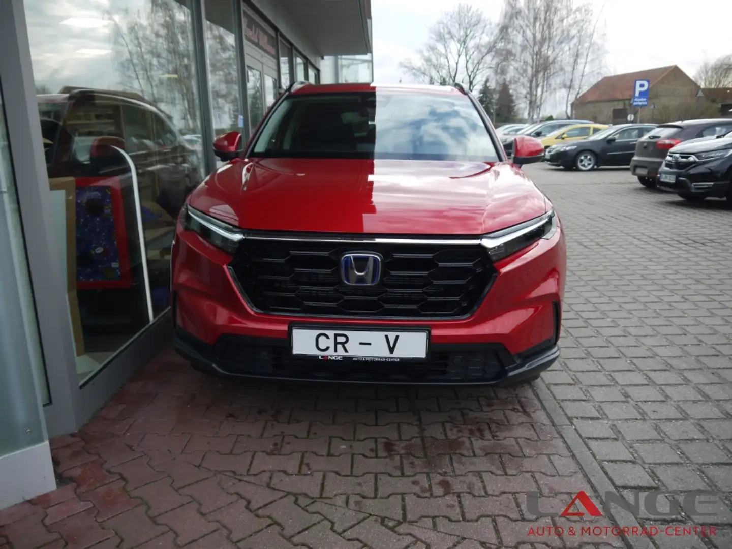 Honda CR-V e HEV Elegance AWD Navi Klimaautom SD SHZ Temp Tel Roşu - 2