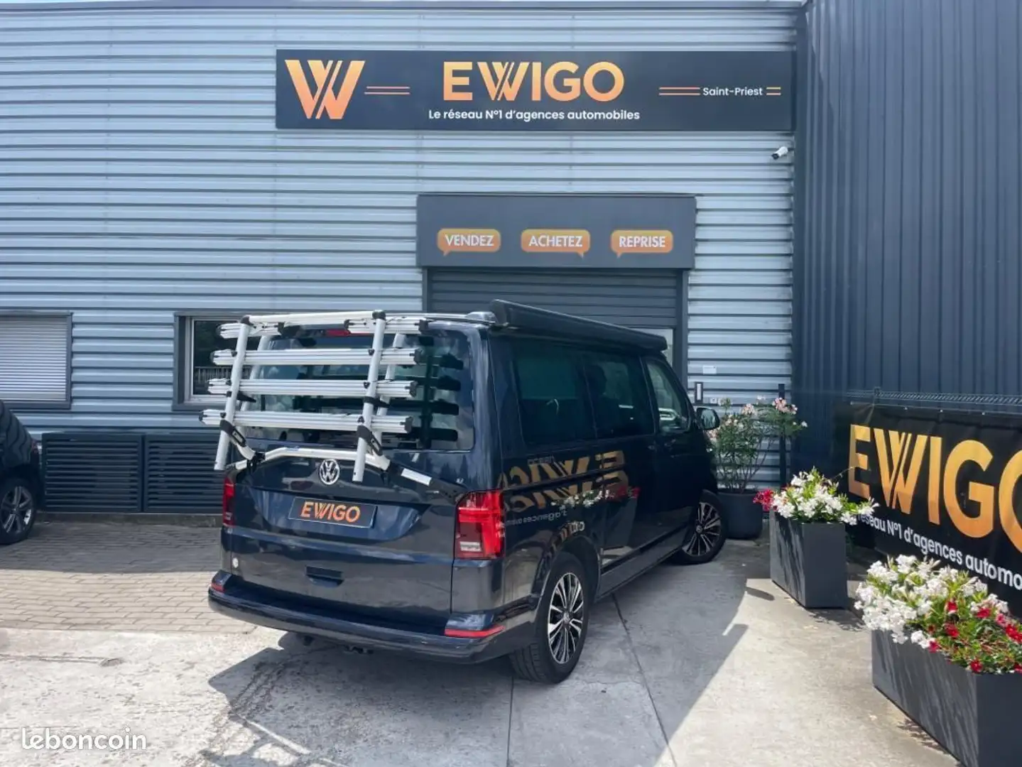 Volkswagen Grand California 2.0 TDI 204ch OCEAN 4x4 DSG7 1ère Main Toutes Opti Bleu - 2