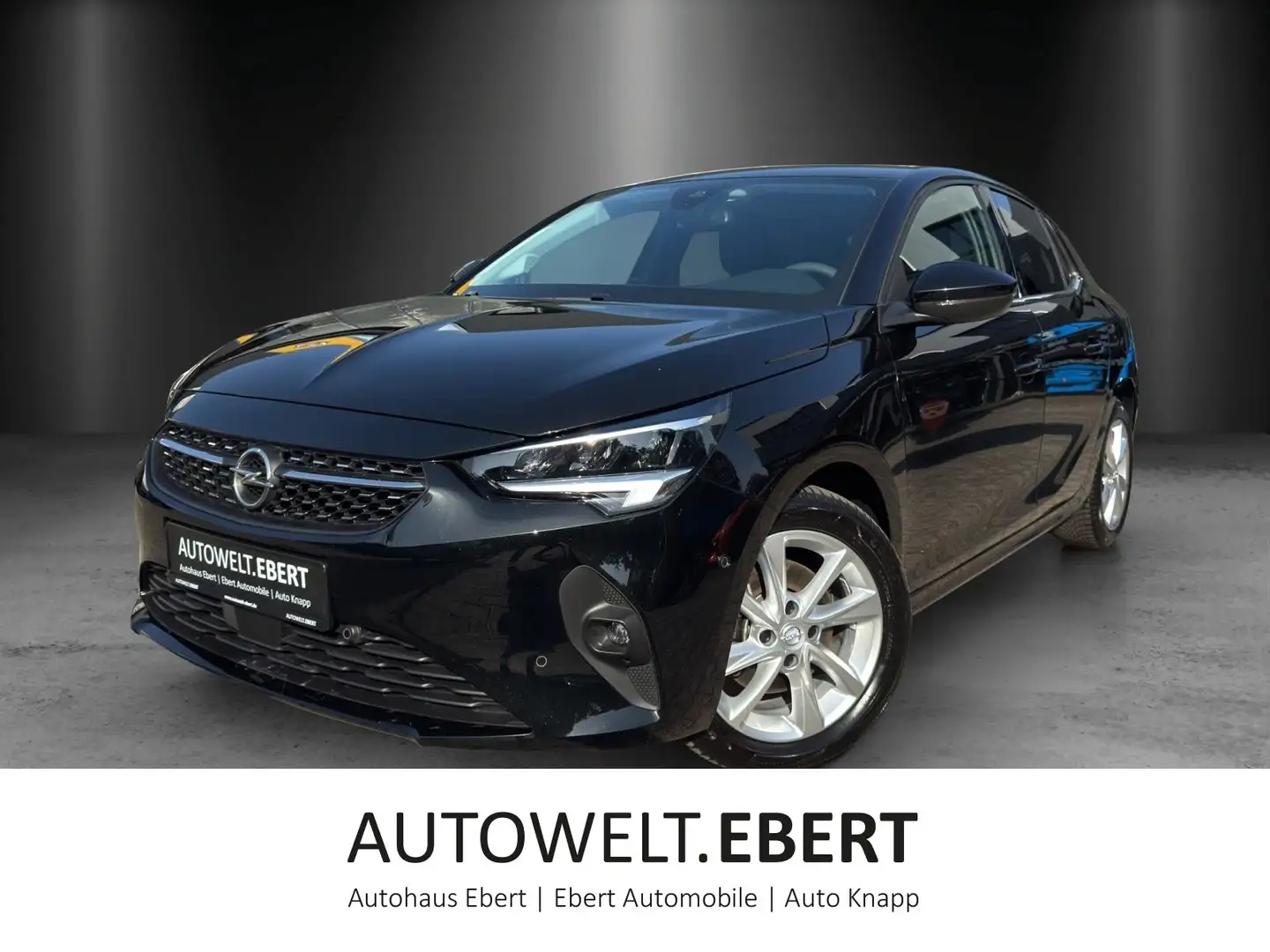 Opel Corsa F 1.2 Turbo Elegance AUT./SHZ/LED/PDC/RFK Schwarz - 1