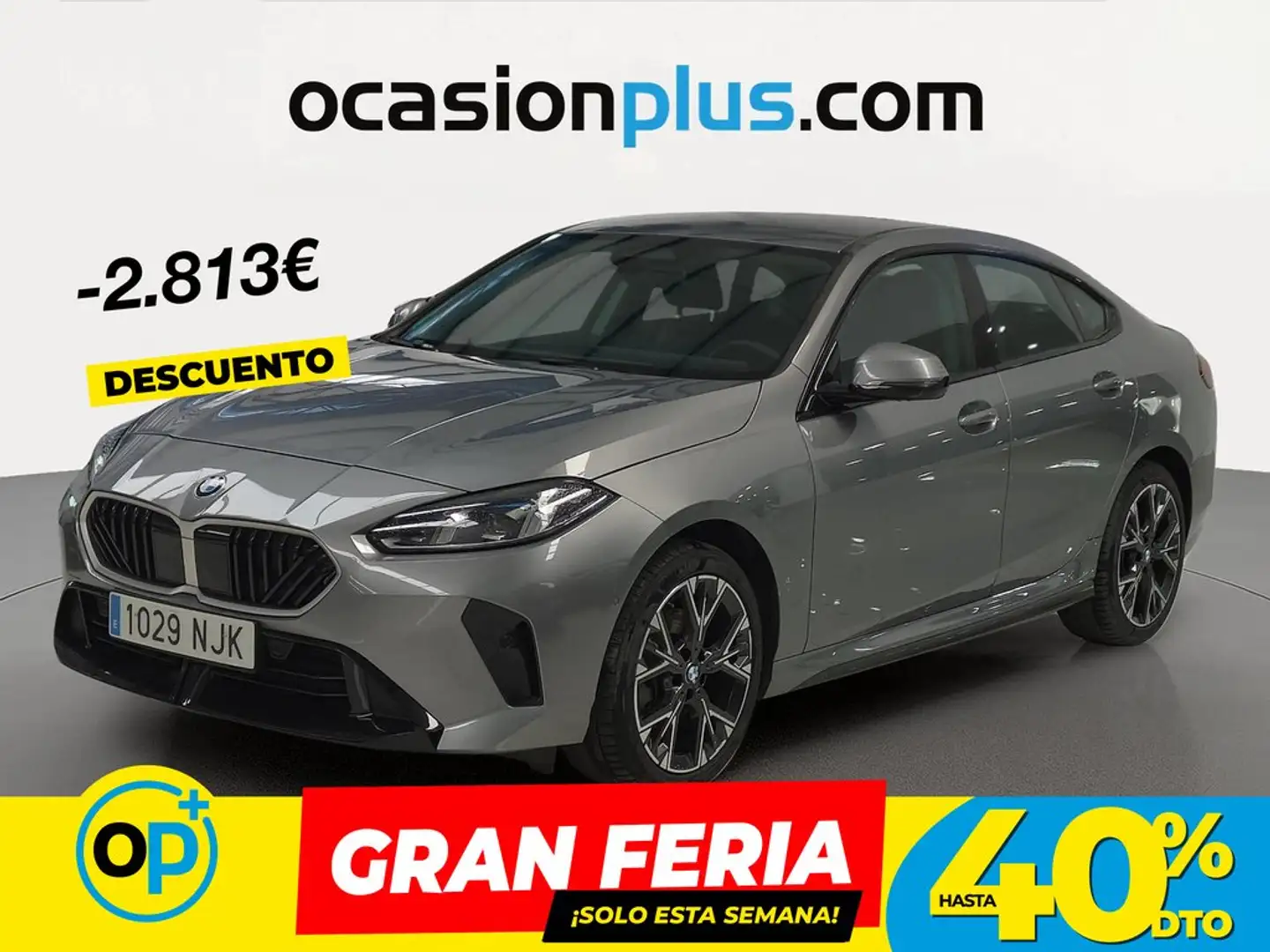 BMW 218 218dA Gran Coupé Gris - 1