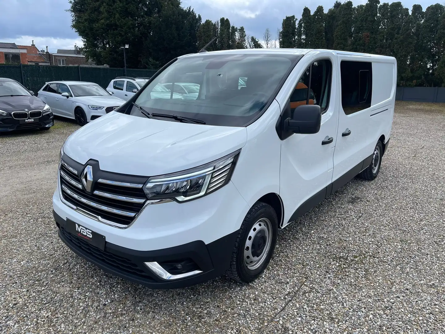 Renault Trafic 2.0 DCI  * DOUBLE CABINE * FEU LED * GPS * CLIM * Blanc - 2