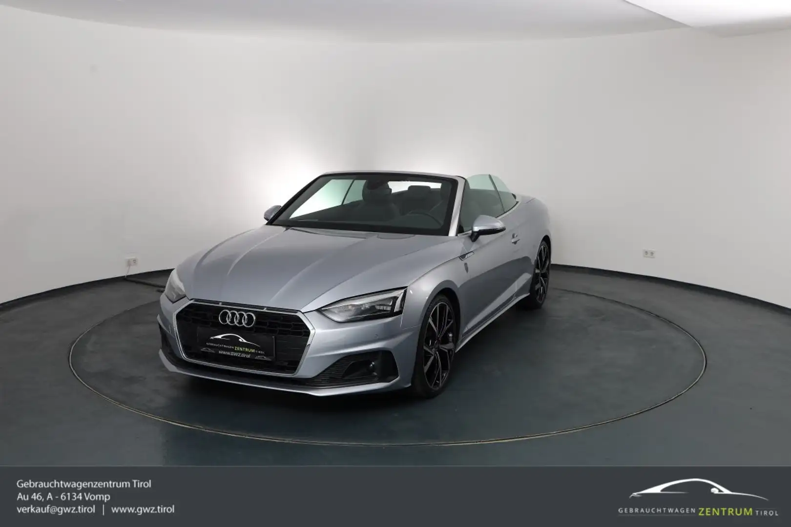 Audi A5 Cabrio 40 TDI S tronic*Sportpaket*Alcantara*Nav... Argent - 1