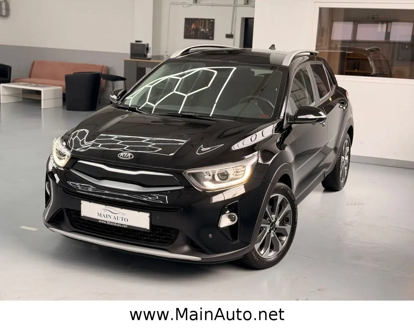 Kia Stonic 1.0 T-GDI Vision Aut/1.Hand/NAVI/CAM/LED Noir - 1