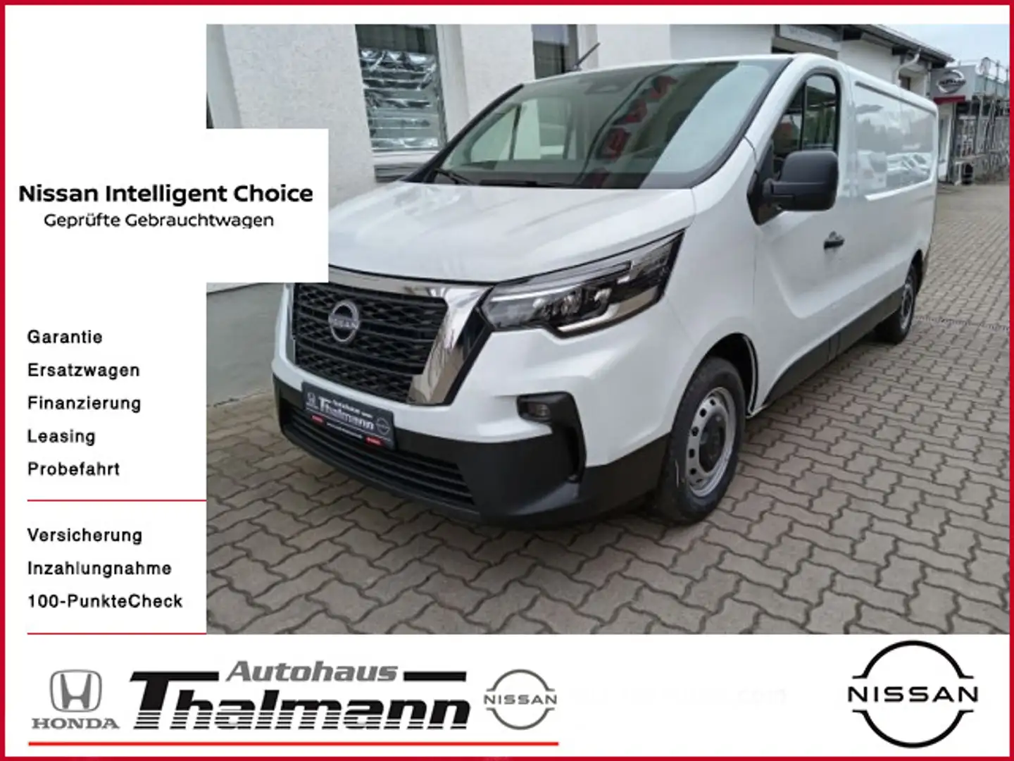 Nissan Primastar Kastenwagen L2H1 3,0t Acenta AHK LRB Weiß - 1