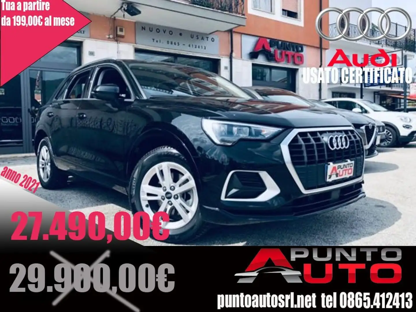 Audi Q3 35 TDI S tronic Business Nero - 1