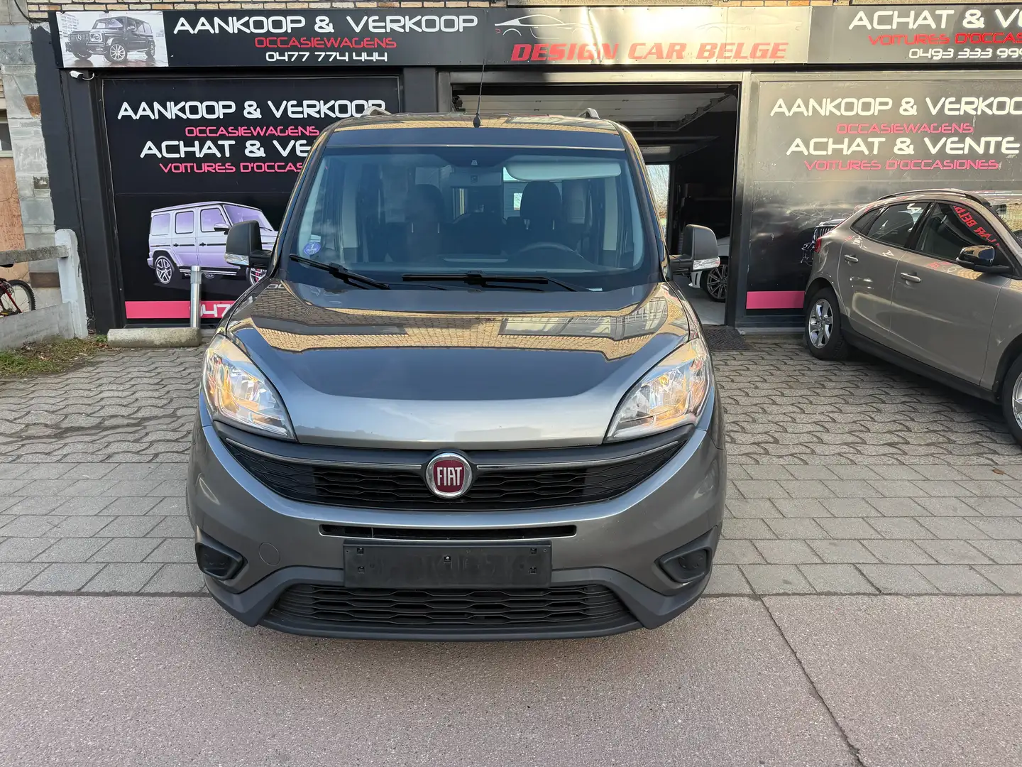 Fiat Doblo Doblo 1.4 T-Jet Airco 5Place 1er proprietaire Gara Gris - 2
