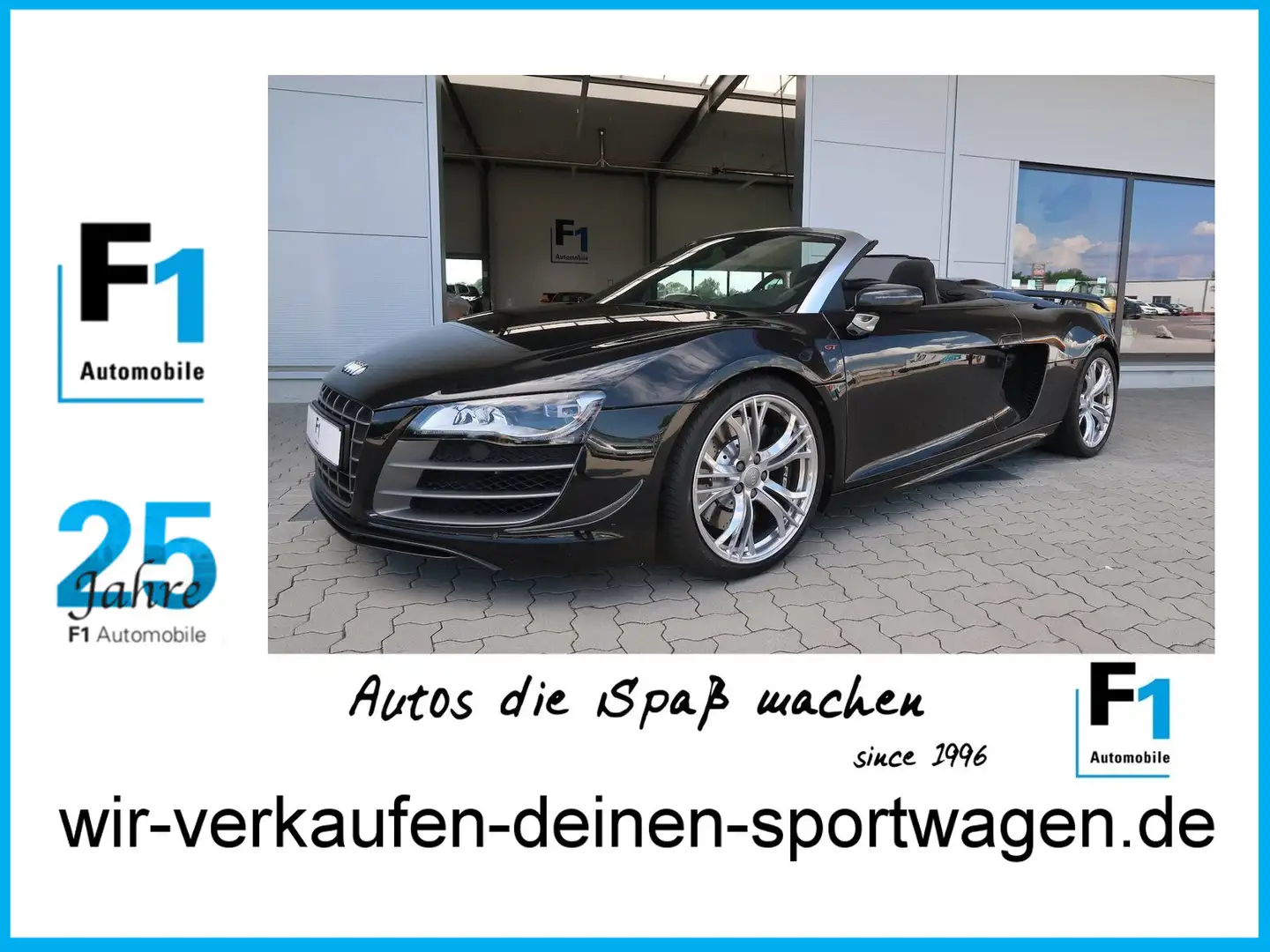Audi R8 GT Spyder 1/333 R8-Sportsitze B&O KD unffr. uvm Noir - 1