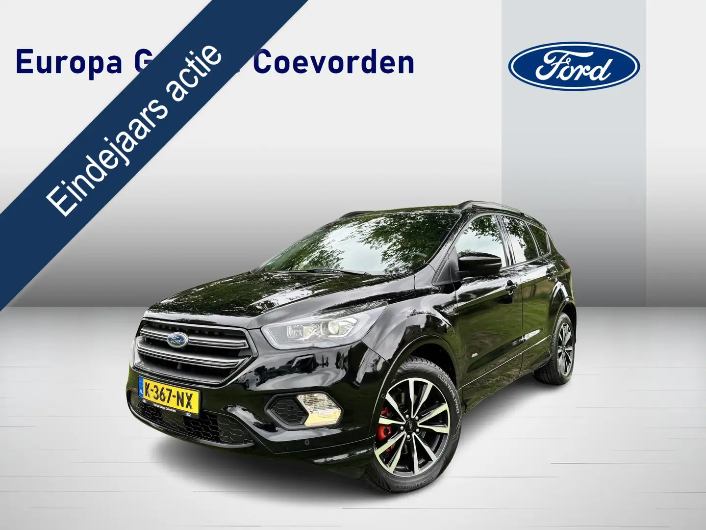 Ford Kuga 1.5 EB 182PK AWD ST-Line Automaat | TREKHAAK | BLI Noir - 1