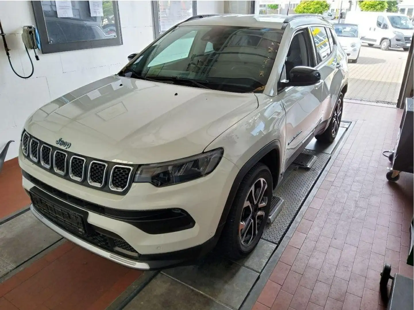 Jeep Compass Limited PHEV 4WD NAV+ACC+KAM+EL.HECK+SHZ Weiß - 1