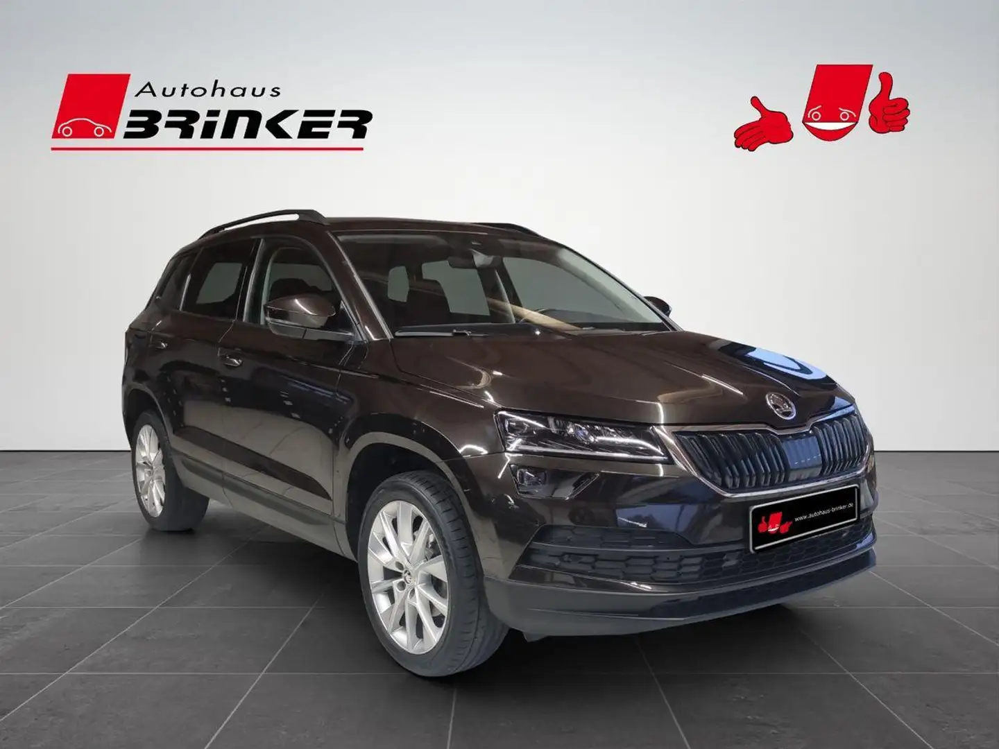 Skoda Karoq Style 1.5 TSI DSG LED AHK Klima Navi Marrone - 1
