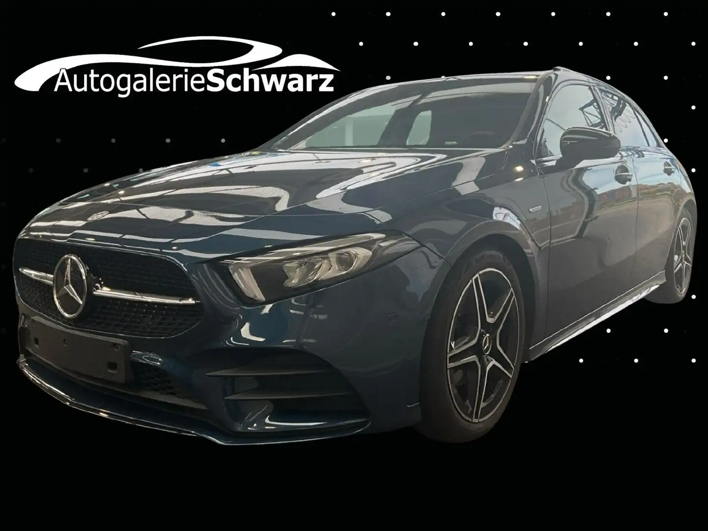 Mercedes-Benz A 180 7G AMG NIGHT LED NAV+CARPLY DAB SITZH AMBT Bleu - 1