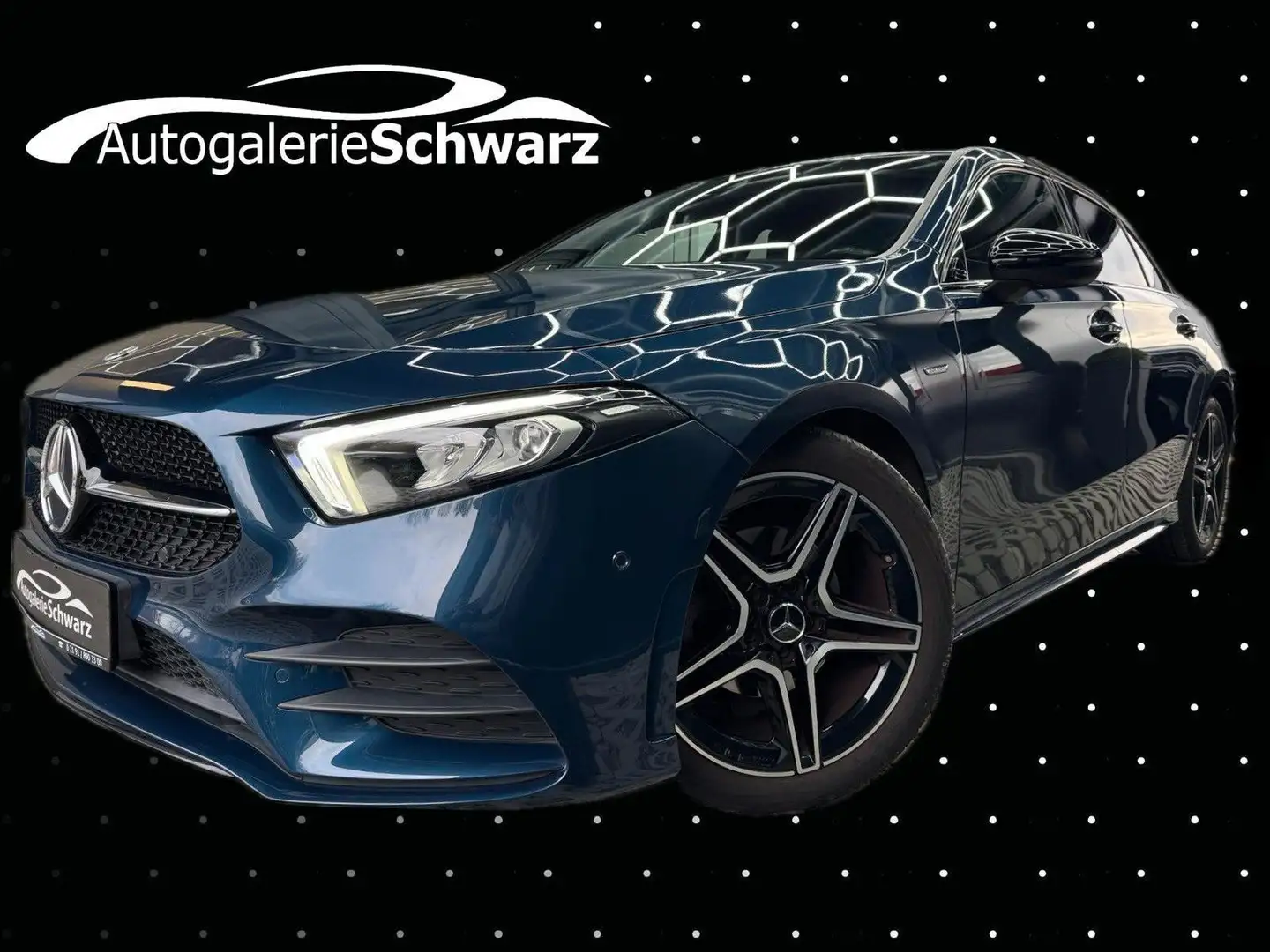 Mercedes-Benz A 180 7G AMG NIGHT LED NAV+CARPLY DAB SITZH AMBT Blau - 1