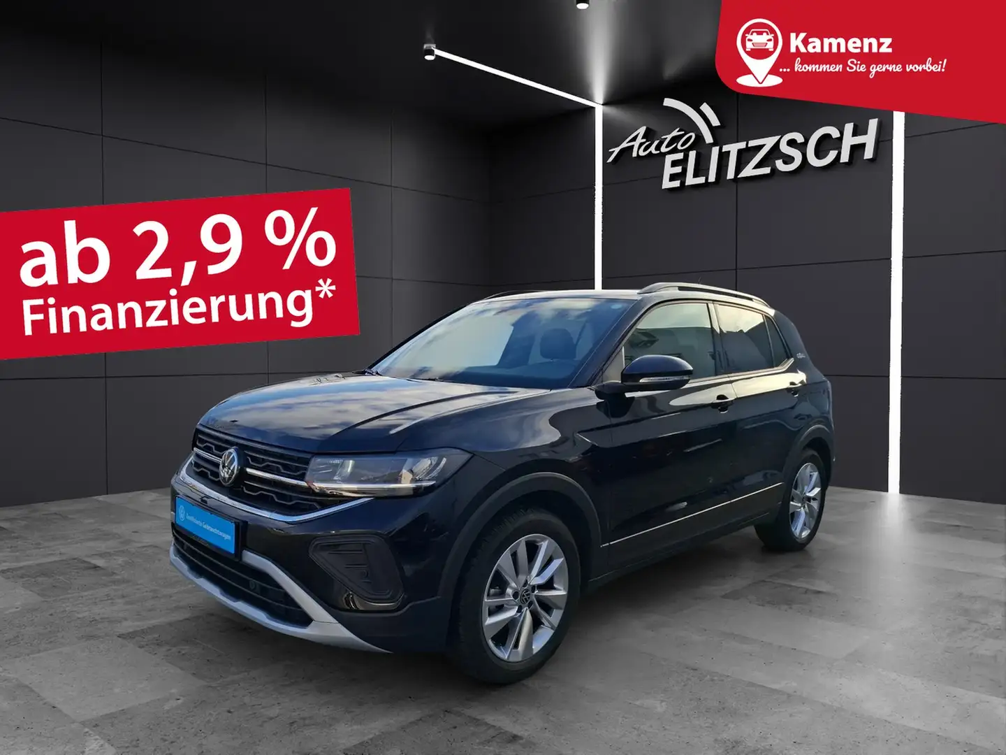 Volkswagen T-Cross TSI Goal DSG LED AHK Navi AID ACC Park-Assist S... Schwarz - 1
