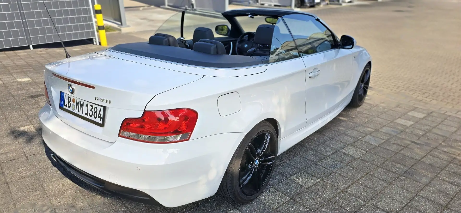 BMW 120 120i Cabrio Aut. Weiß - 2