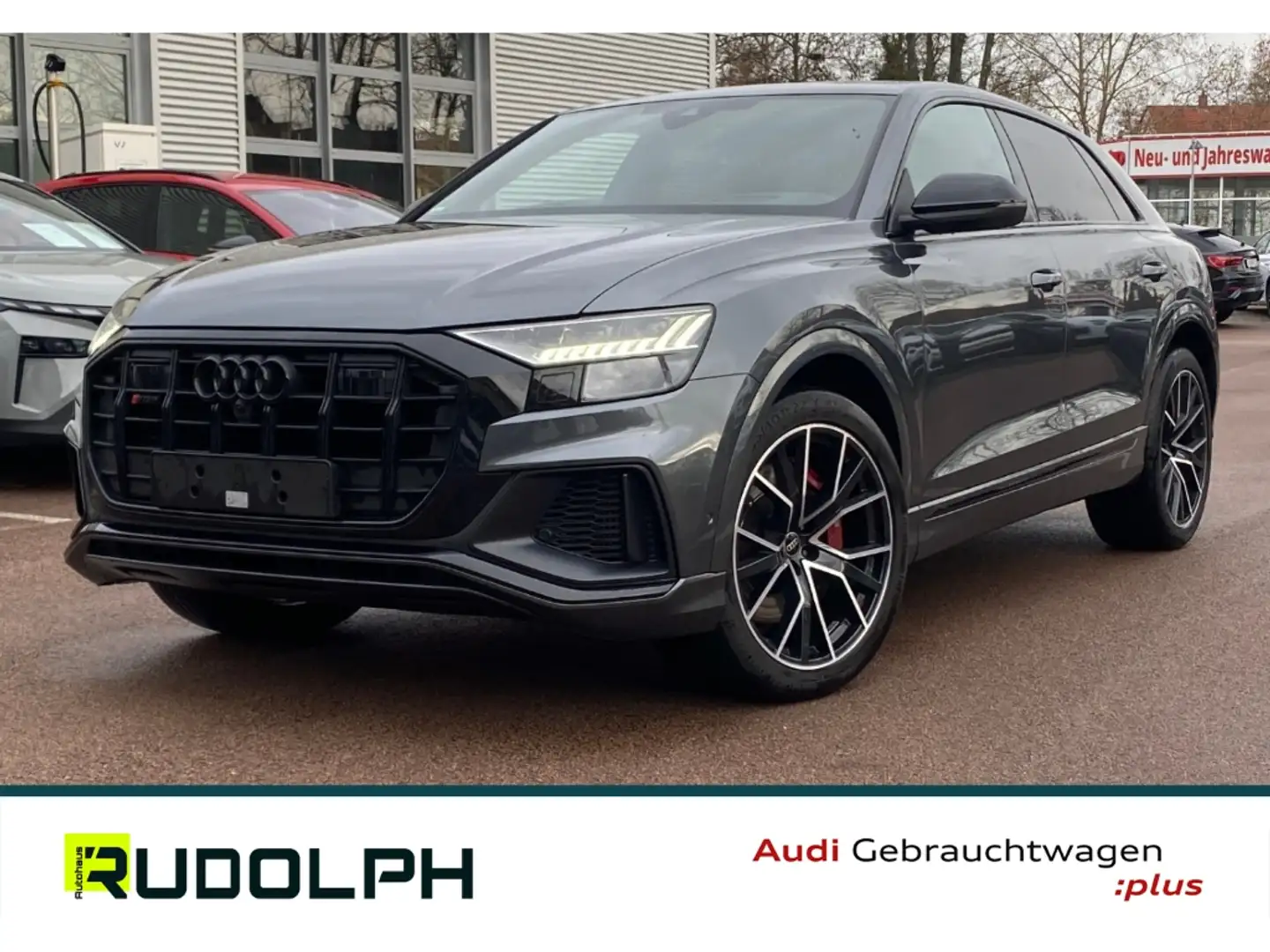 Audi SQ8 4.0 TFSI qu. HD Matrix 360 PANORAMA B&O HuD Grau - 1