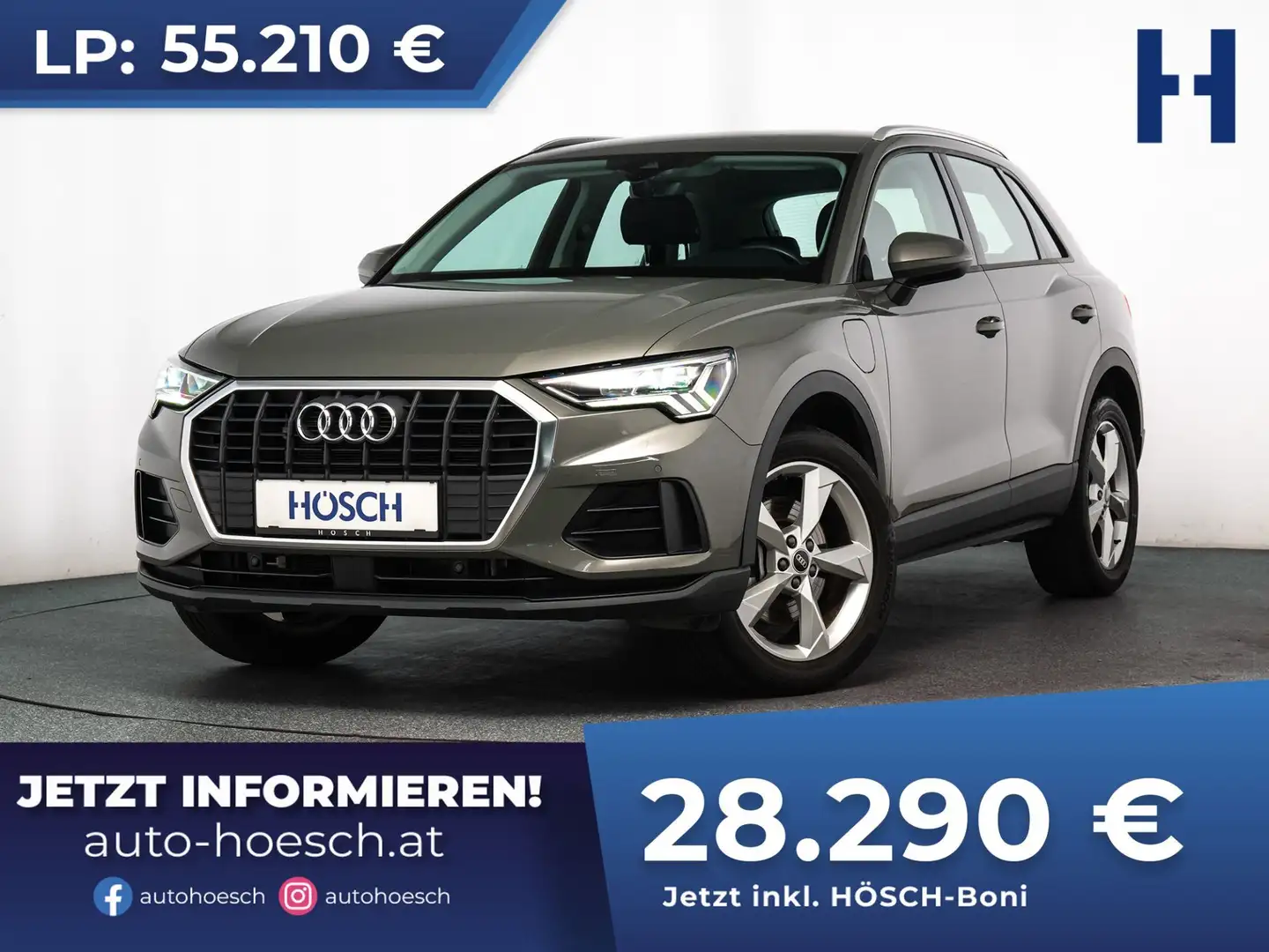Audi Q3 45 TFSI e 19er ACC VIRTUAL MMI CARPLAY -49% Grau - 1