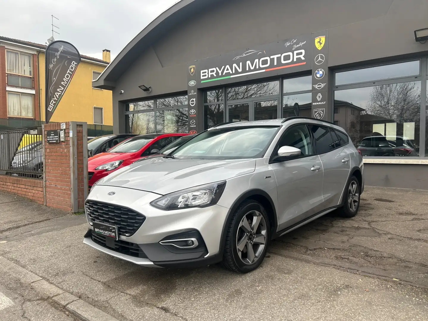Ford Focus 2.0 EcoBlue 150 CV automatico SW Active V Co-Pilot Grigio - 1
