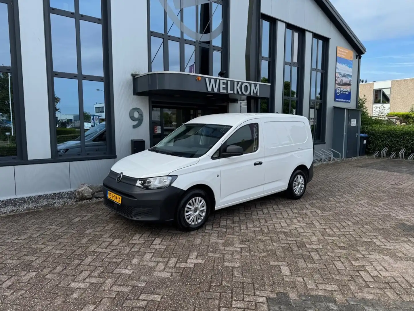 Volkswagen Caddy 2.0 TDI Airco, Navi, PDC, Cruisecntrl, Schuifdeur, Wit - 1