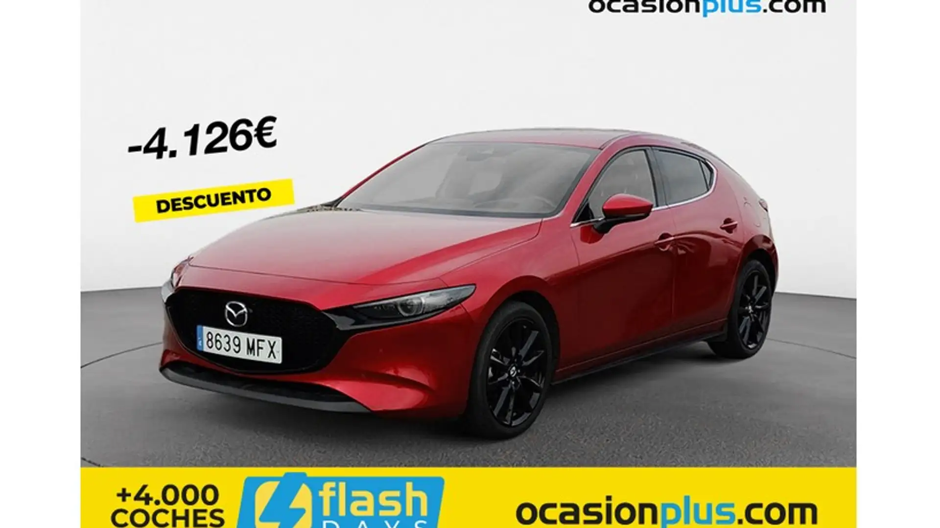 Mazda 3 2.0 e-Skyactiv-X Zenith Aut. 137kW Rojo - 1