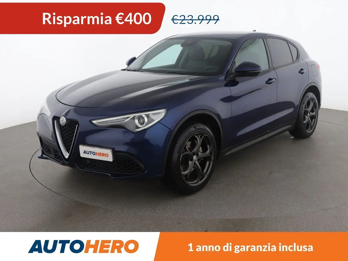 Alfa Romeo Stelvio 2.0 Turbo Executive 280 CV AT8 Q4 Blu/Azzurro - 1