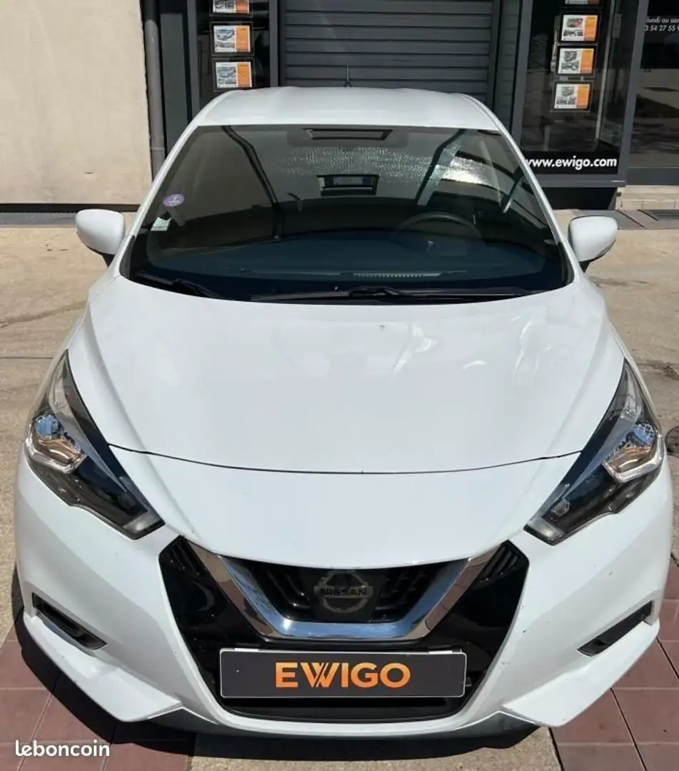 Nissan Micra 1.0 IG-T 100 ACENTA ATTELAGE-CLIM-REGULATEUR Blanc - 2