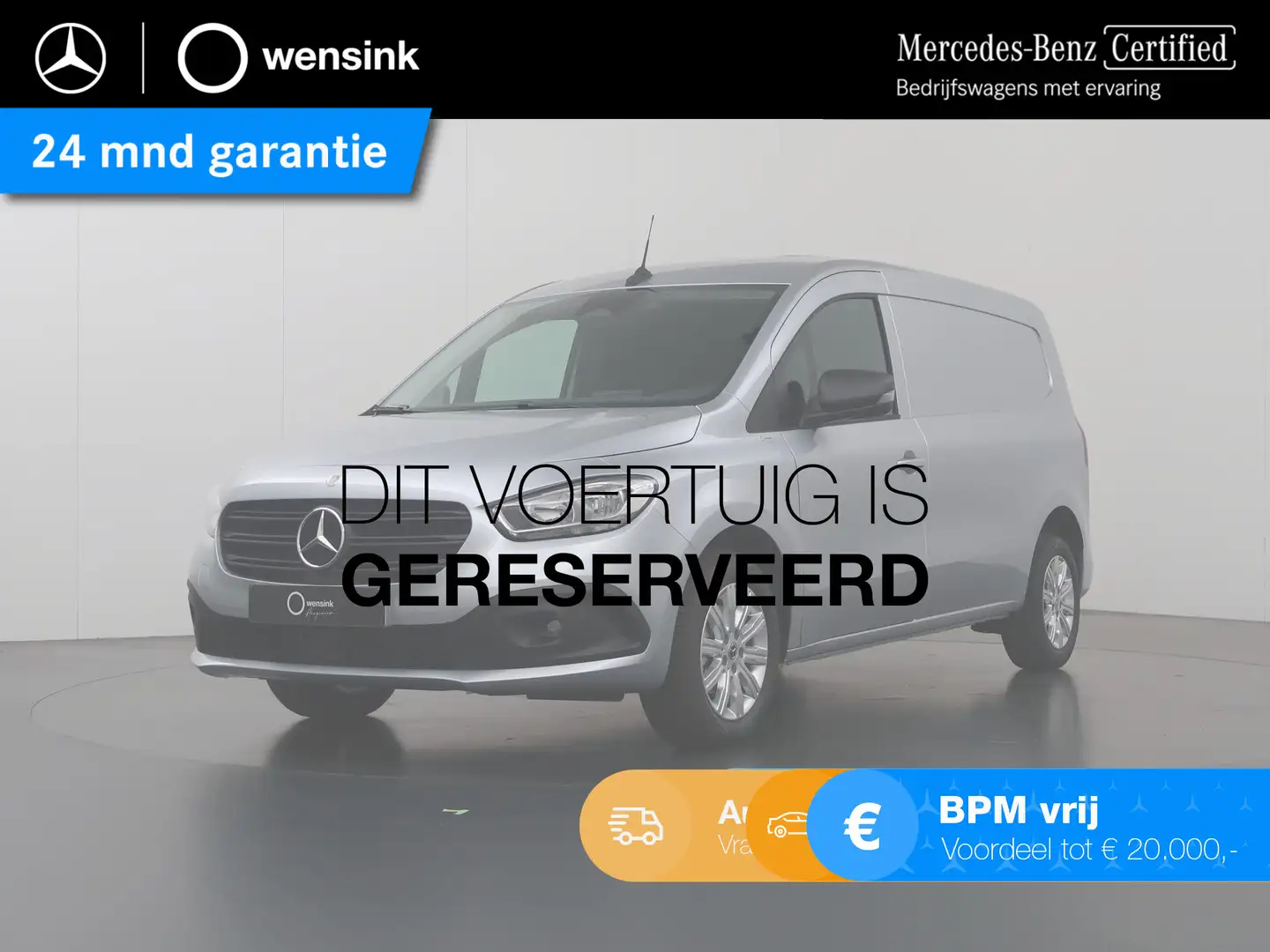 Mercedes-Benz Citan 110 CDI L2 Pro BUMPERS IN KLEUR | AUTOMAAT | BPM V Zilver - 1