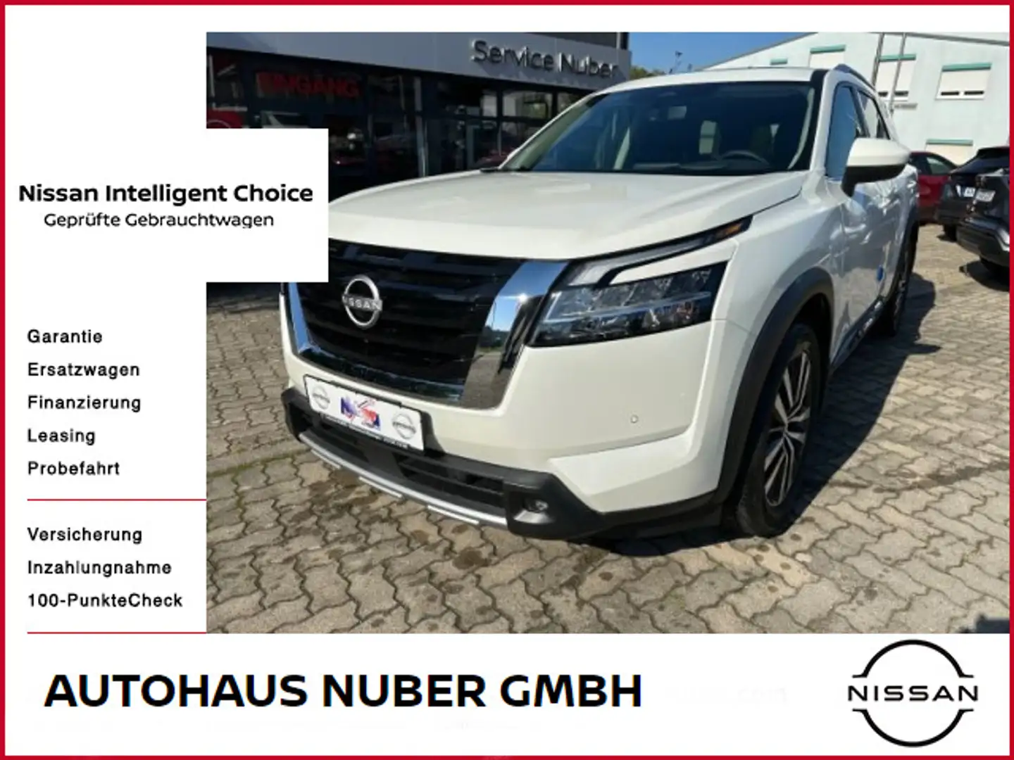 Nissan Pathfinder 3,5l Platinum 7-Sitzer Leder LED Blanco - 1