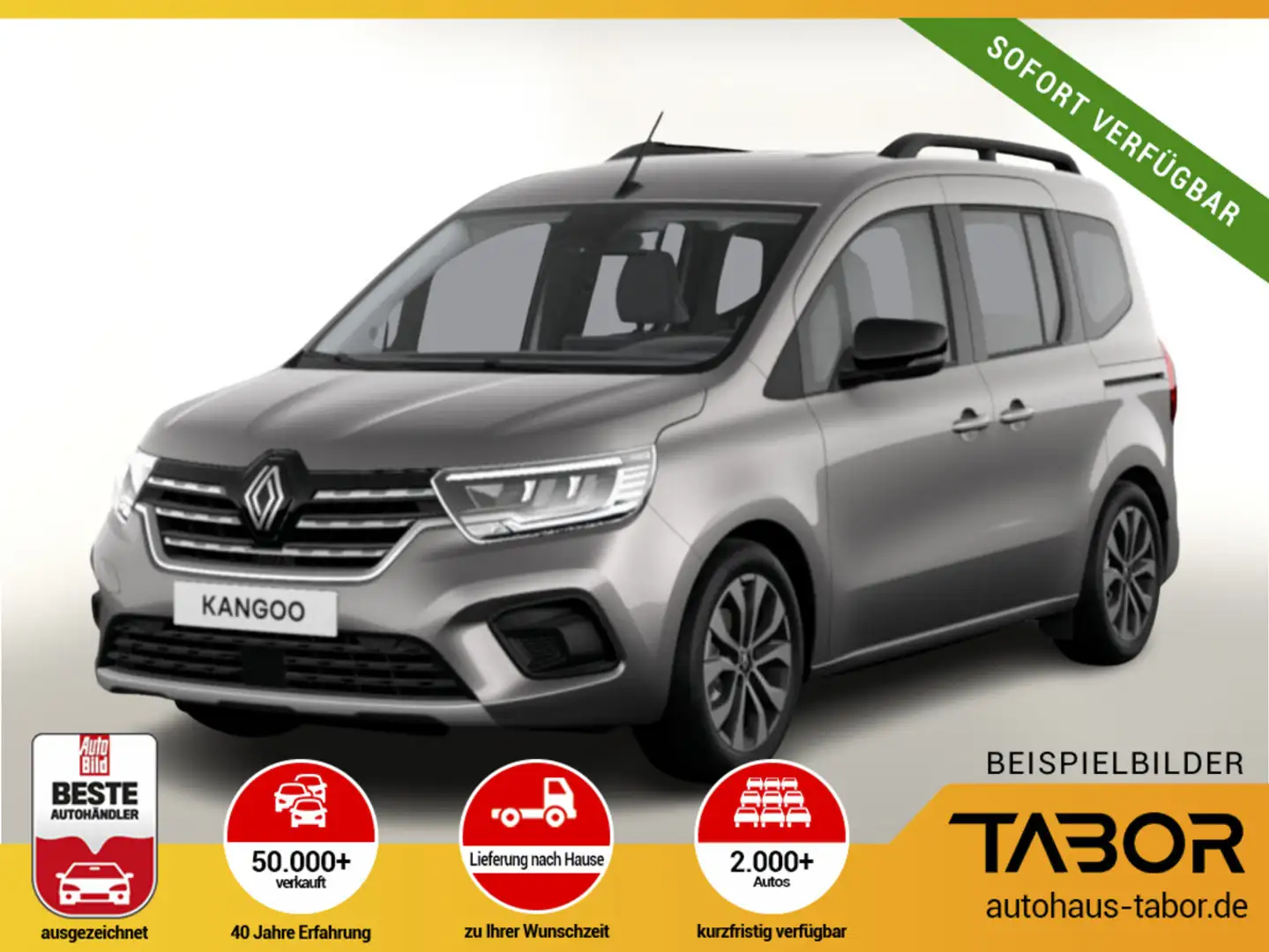 Renault Kangoo KANGOO PKW TECHNO TCe 130 EDC ParkAssist Kam Szürke - 1