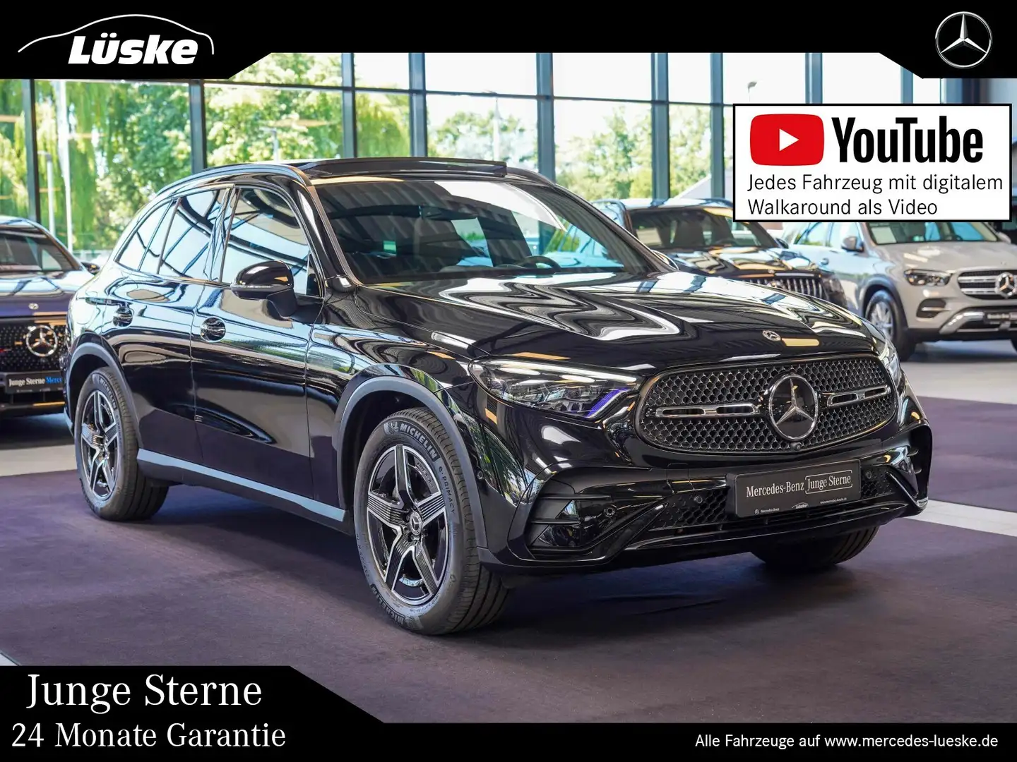 Mercedes-Benz GLC 220 GLC 220 d 4M AMG Line Night 360° Pano DISTRONIC Noir - 1