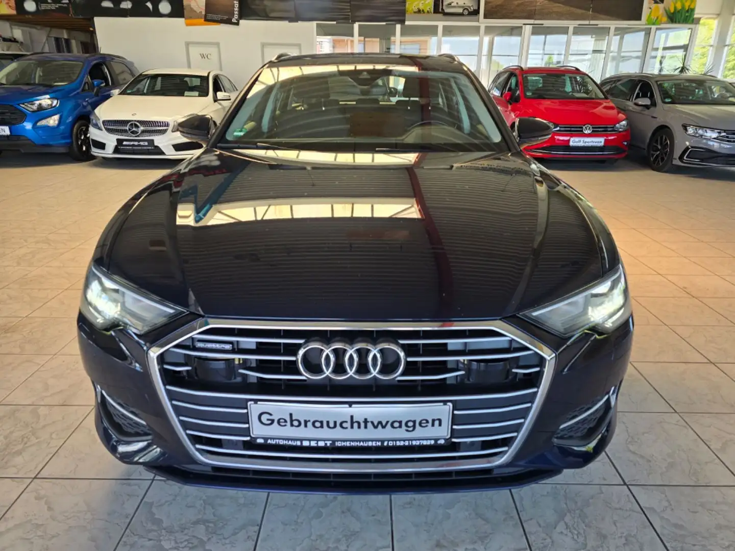 Audi A6 Avant 40 TDI quattro sport AHK ACC Standheiz. Bleu - 2