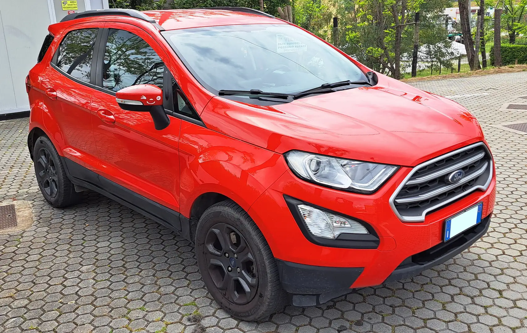 Ford EcoSport 1.5 tdci s&s plus 100cv ok neopatentati Rosso - 1