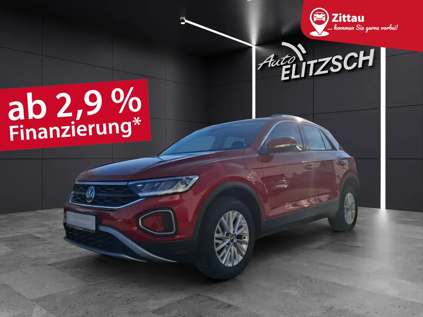 Volkswagen T-Roc TSI Life LED Navi AID Park-Assoist SH Rot - 1