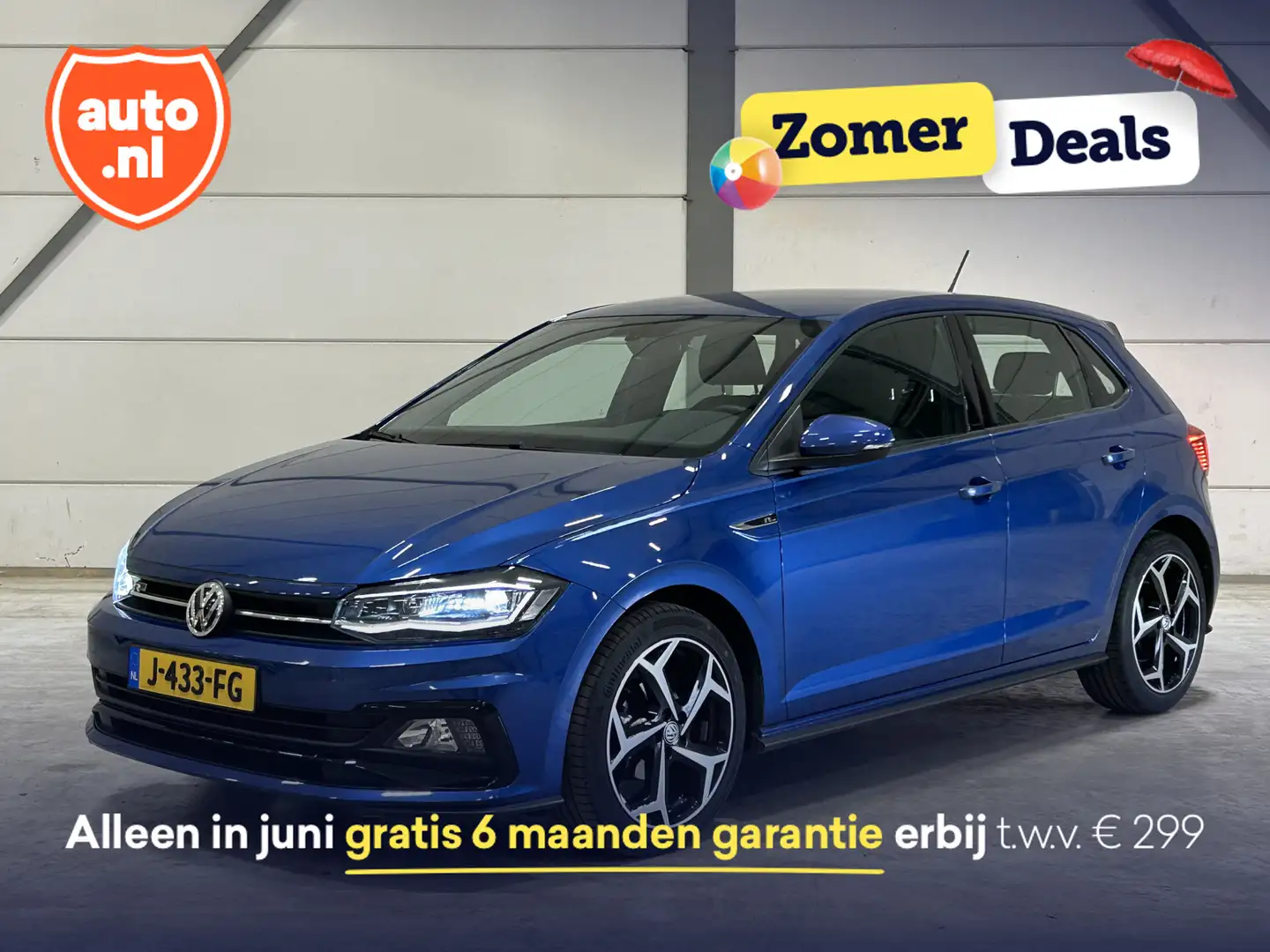 Volkswagen Polo 1.0 TSI R-Line | 3x R-Line | LED | Carplay | Digit Blau - 1