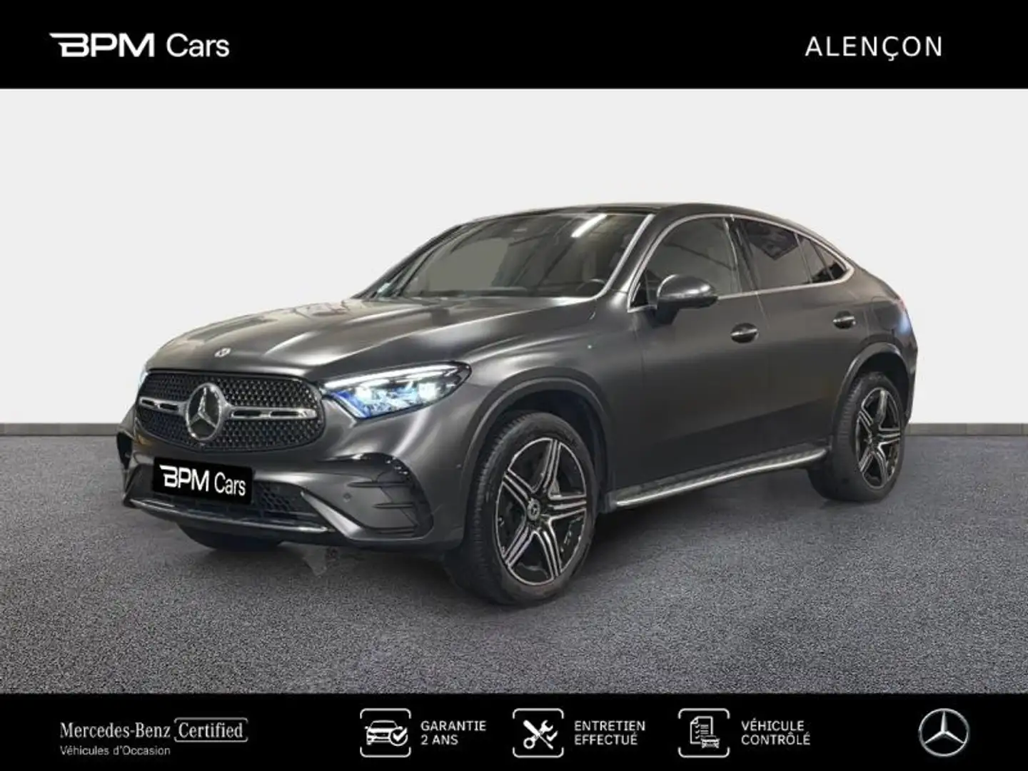 Mercedes-Benz GLC 300 300 d e Hybrid 197+136ch AMG Line 4Matic 9G-Tronic Gris - 1
