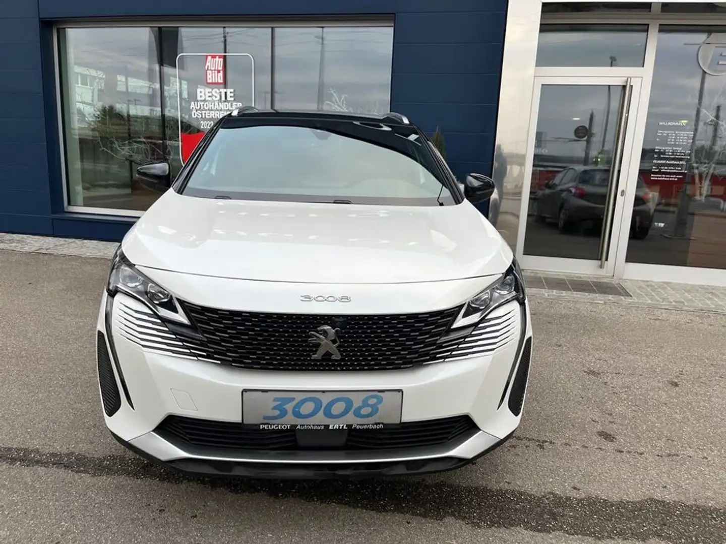 Peugeot 3008 GT BHDI130 EAT8 AHK aktiver Abstandstempomat Weiß - 2